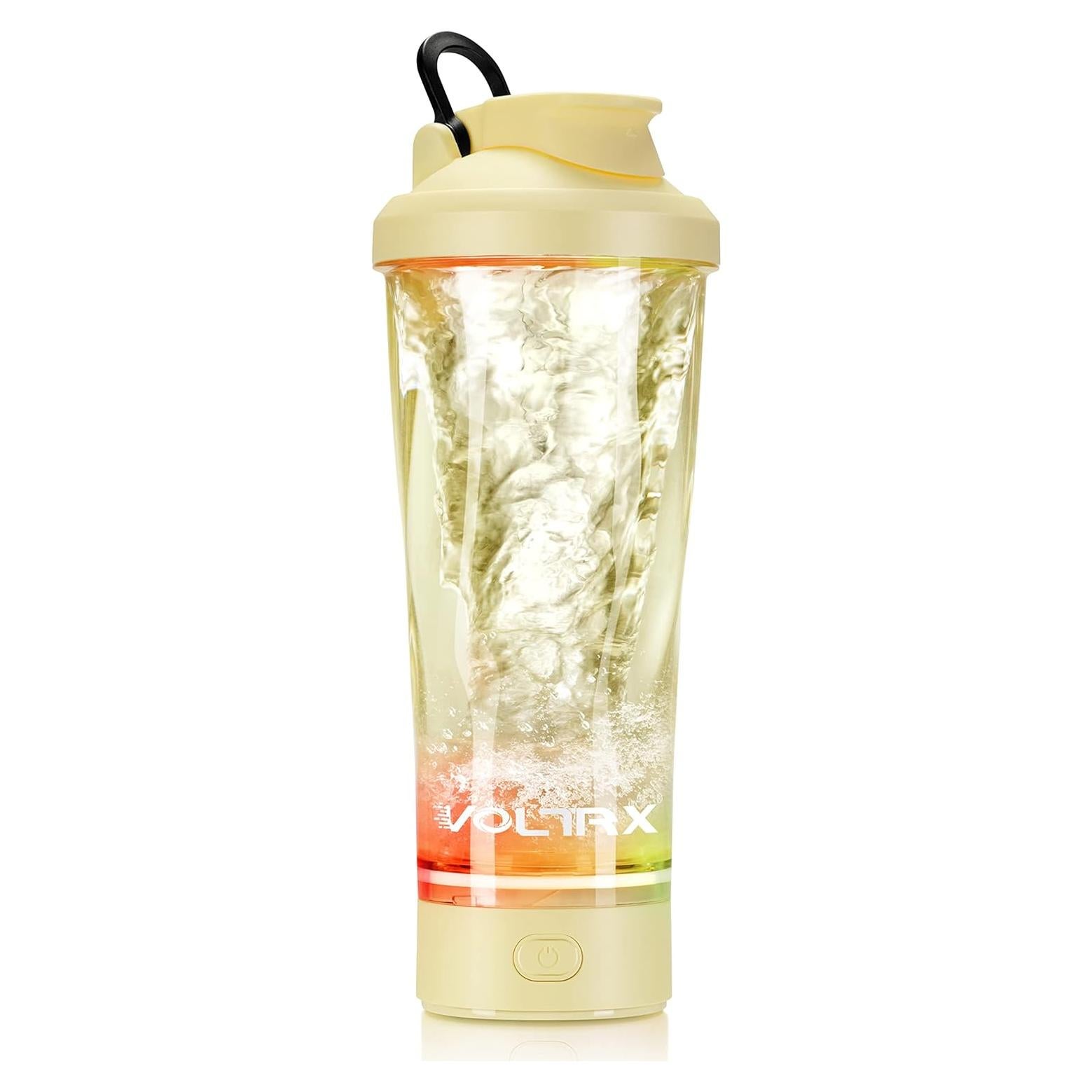 Botella de Batido Eléctrica VOLTRX VortexBoost 24 oz Amarillo