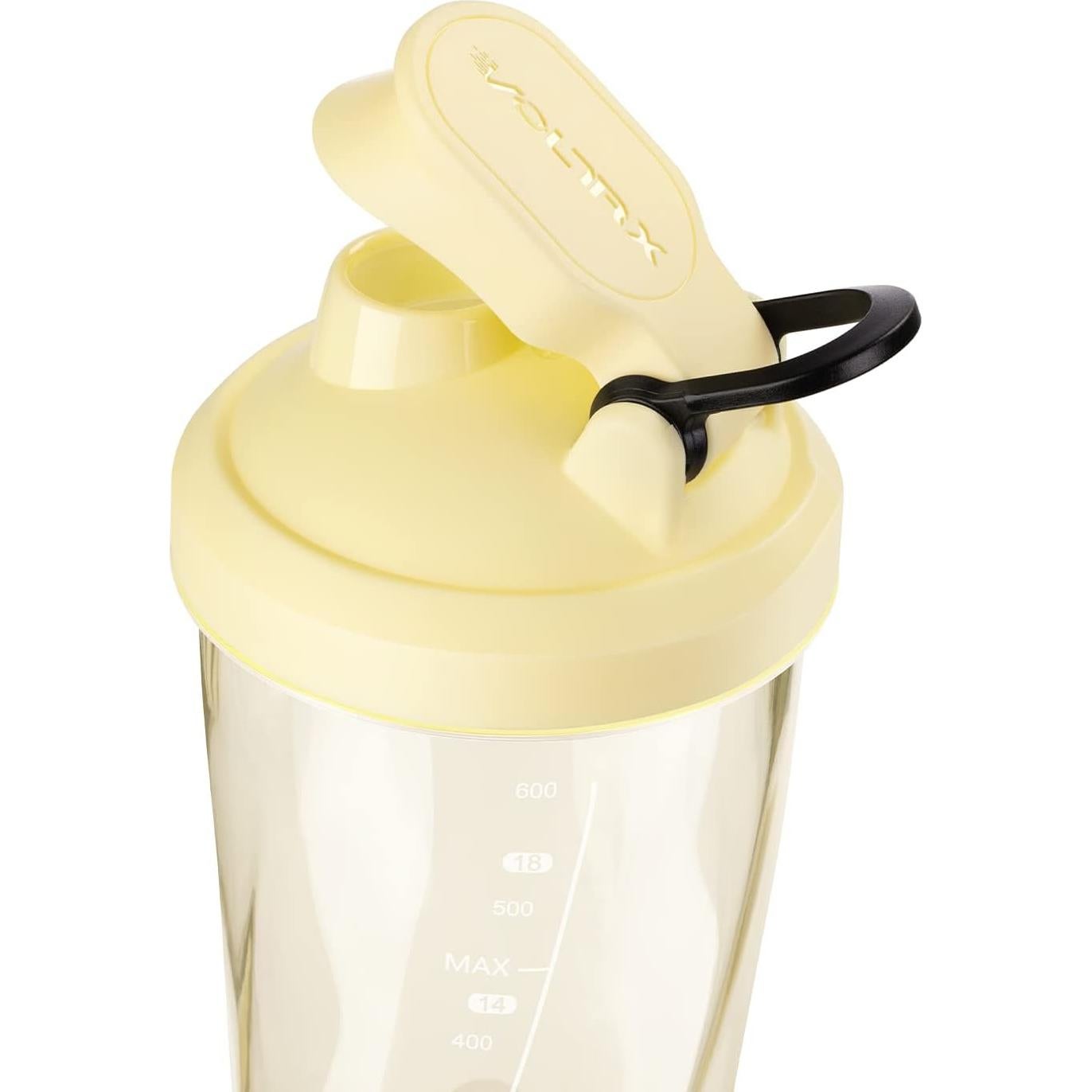 Botella de Batido Eléctrica VOLTRX VortexBoost 24 oz Amarillo