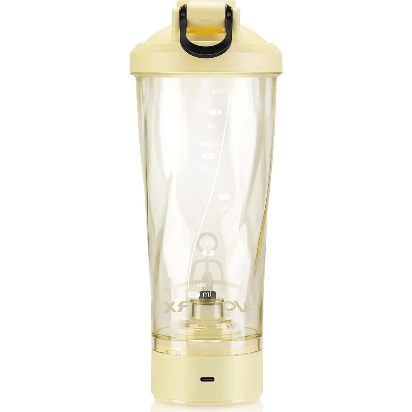 Botella de Batido Eléctrica VOLTRX VortexBoost 24 oz Amarillo