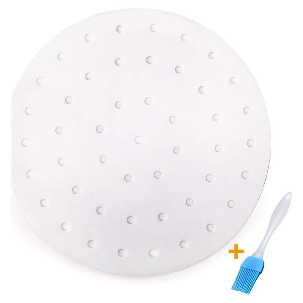 100 Forros de Freidora de Aire Vancens 23 cm Antiadherentes