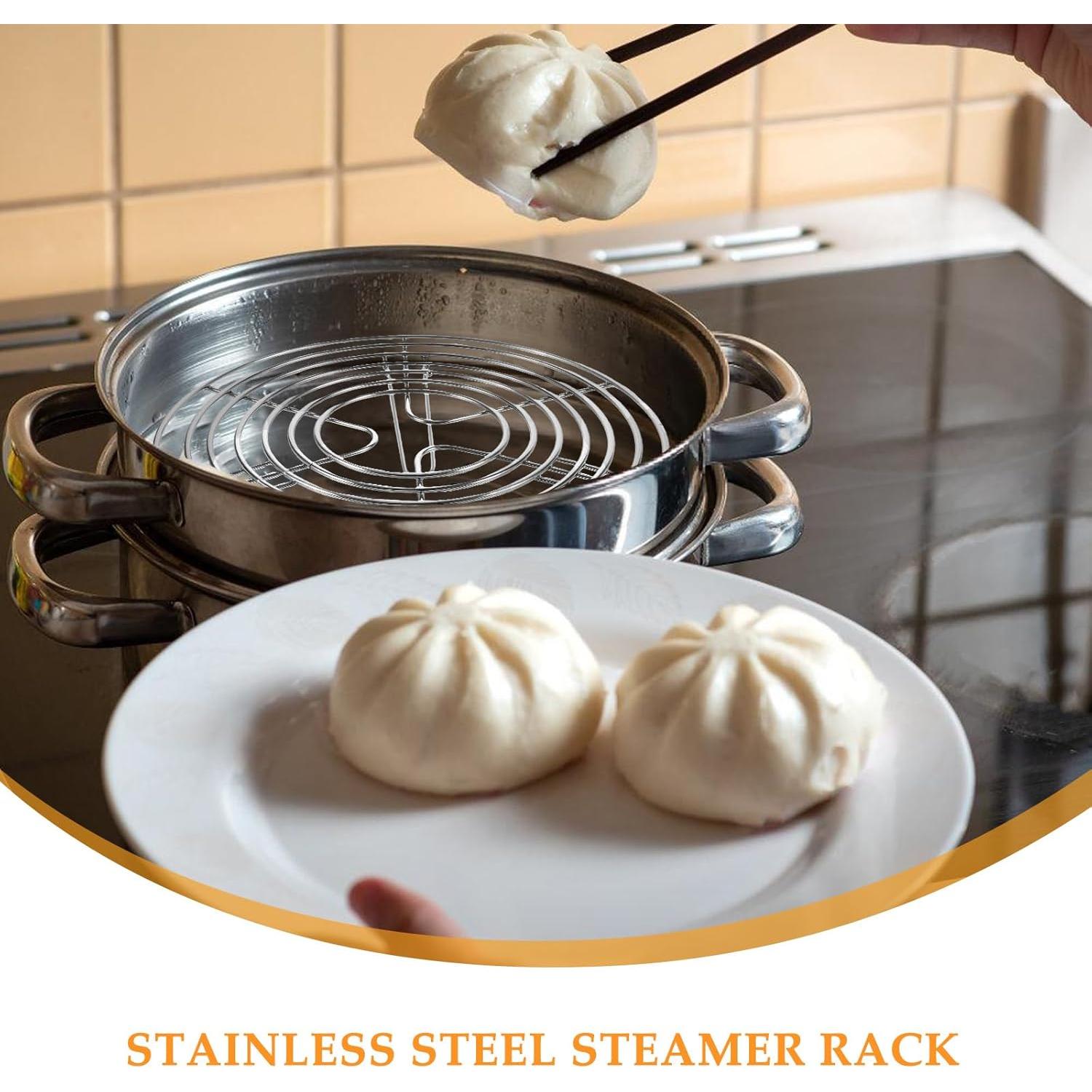 Rejilla de Vapor Acero Inoxidable Tofficu 20cm x 7cm