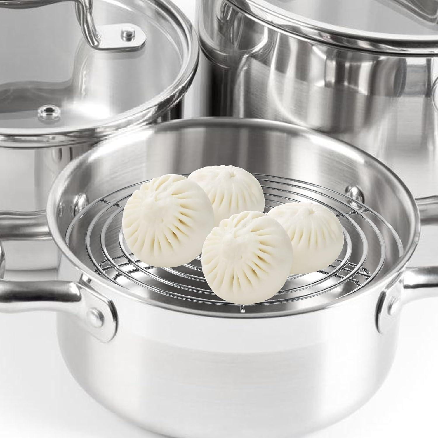 Rejilla de Vapor Acero Inoxidable Tofficu 20cm x 7cm