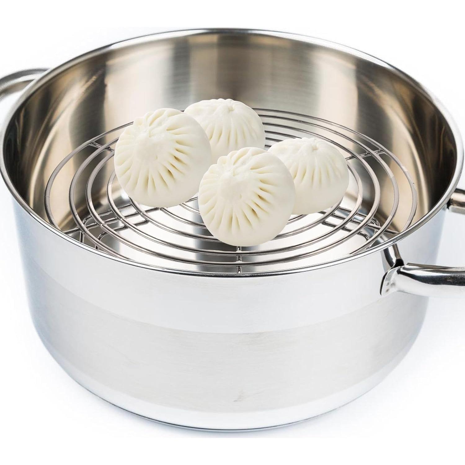 Rejilla de Vapor Acero Inoxidable Tofficu 20cm x 7cm