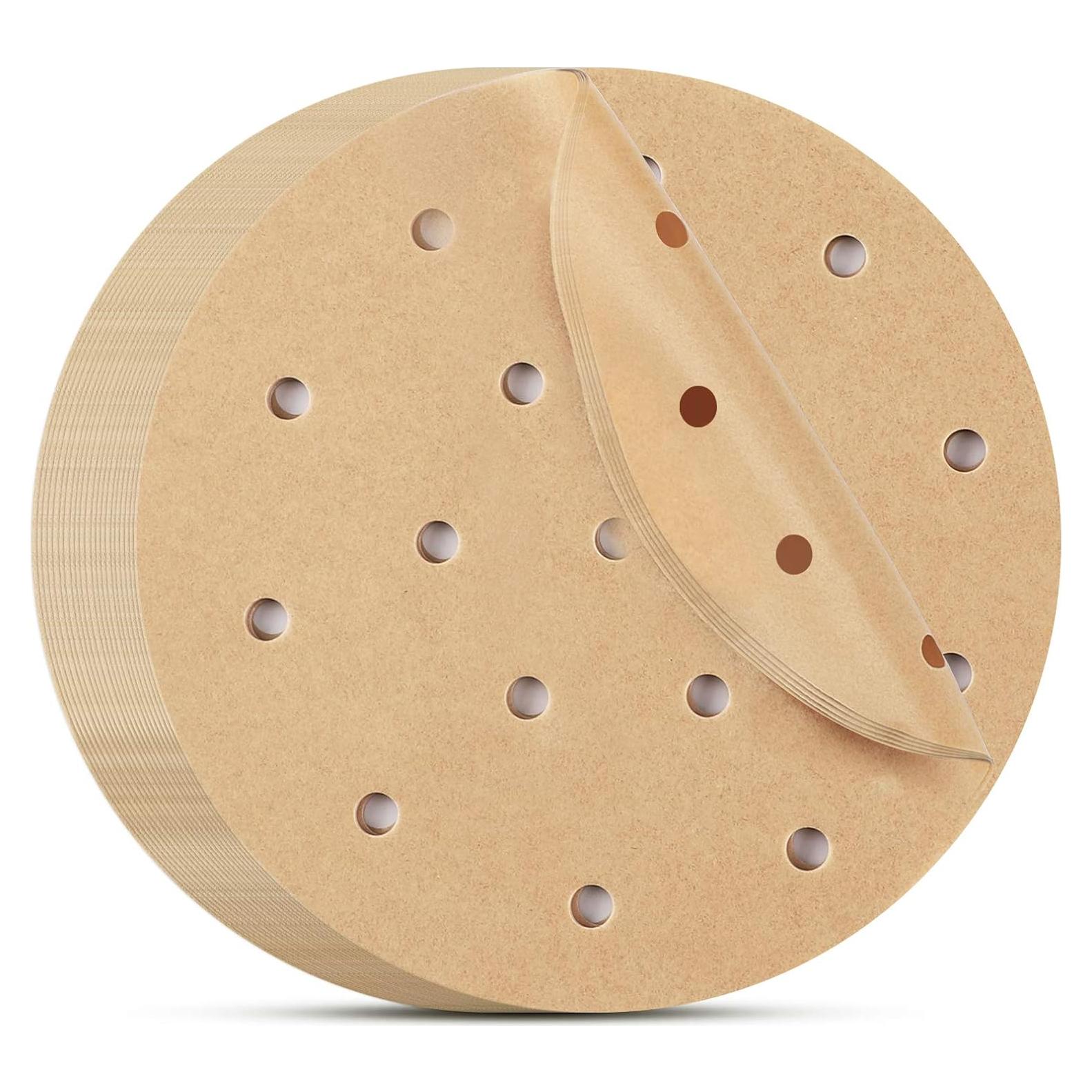 Liners de Papel Pergamino Beasea 6 Pulgadas 200pcs Antiadherente