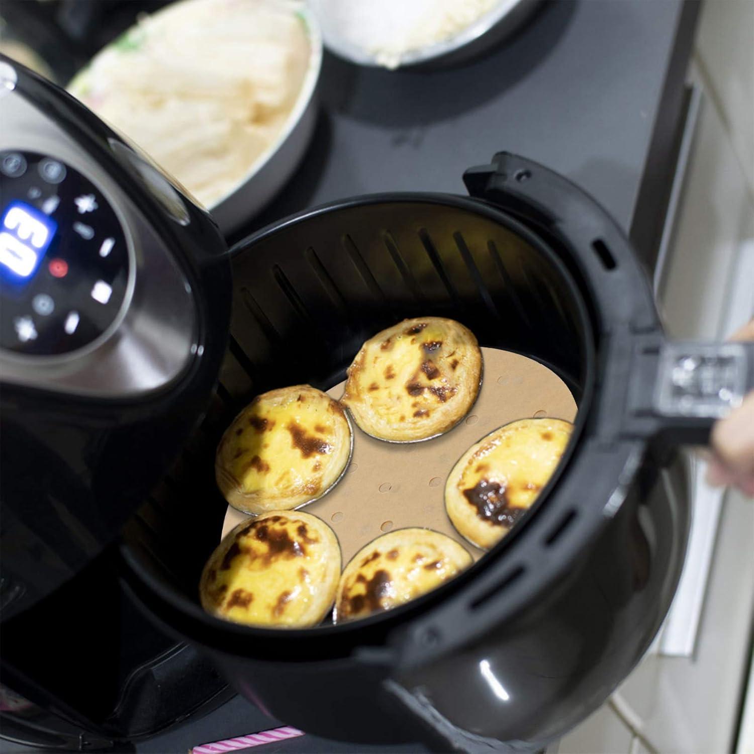 Liners de Papel Pergamino Beasea 6 Pulgadas 200pcs Antiadherente