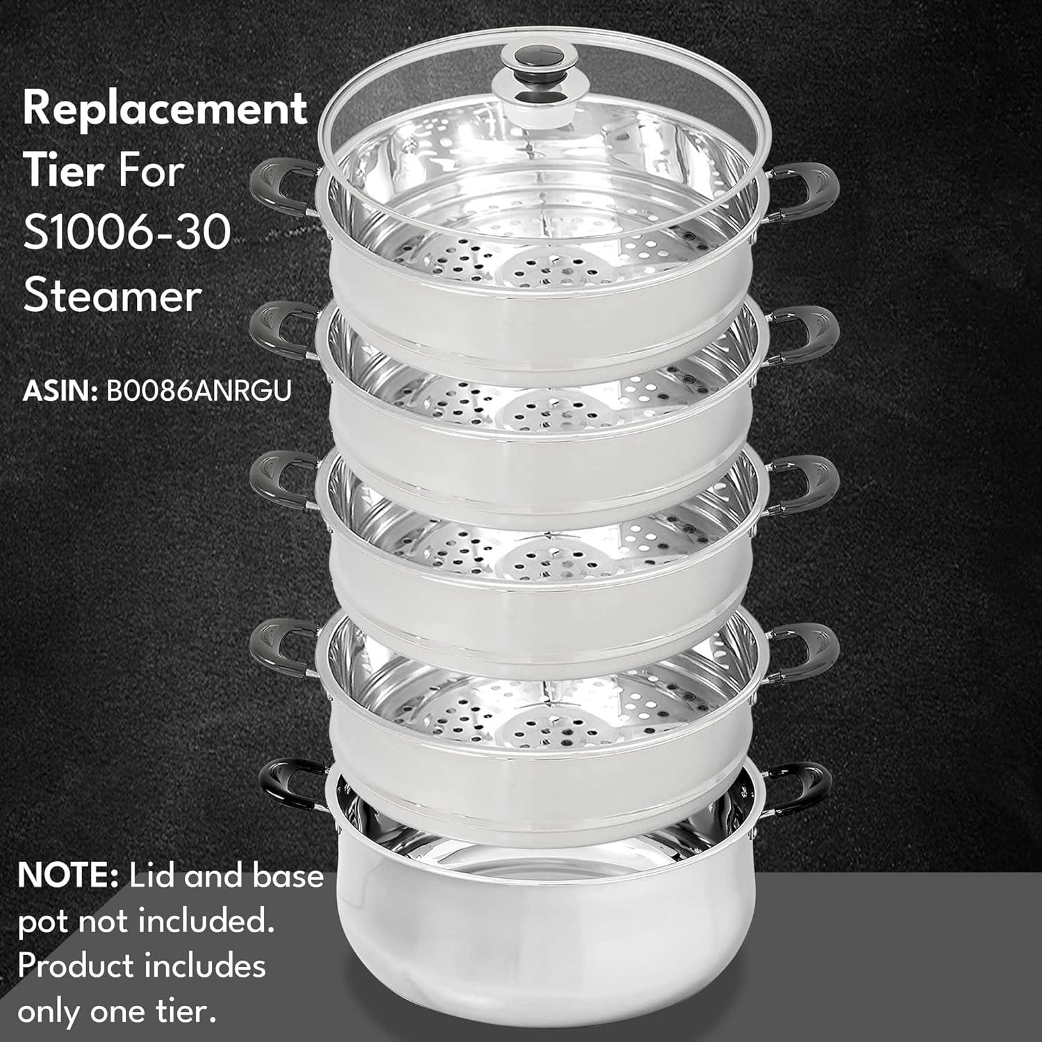 Rejilla de Vapor Concord 30 cm Acero Inoxidable S1006-30