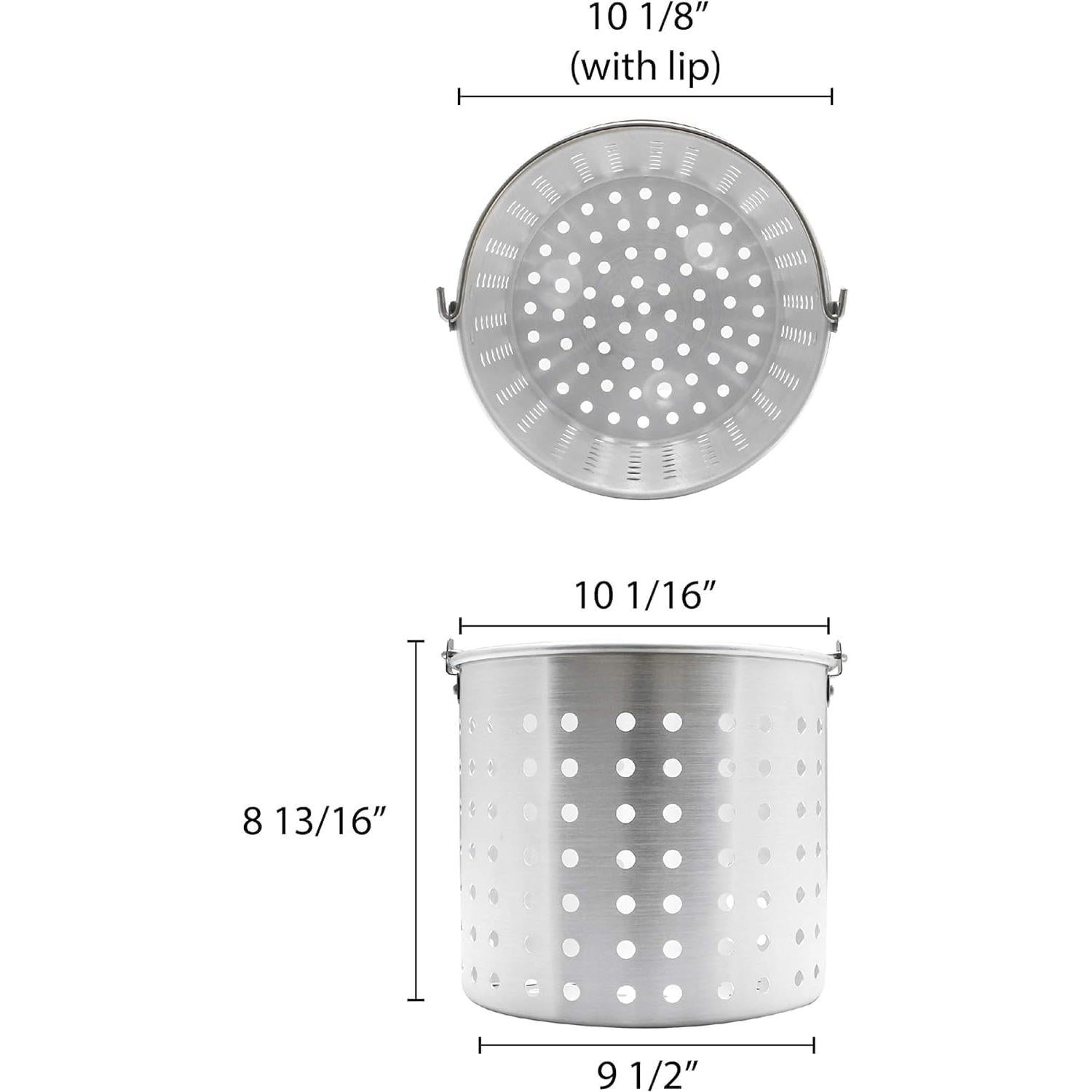 Cesta de Vapor Aluminio TrueCraftware 20 Qt 26.67 cm