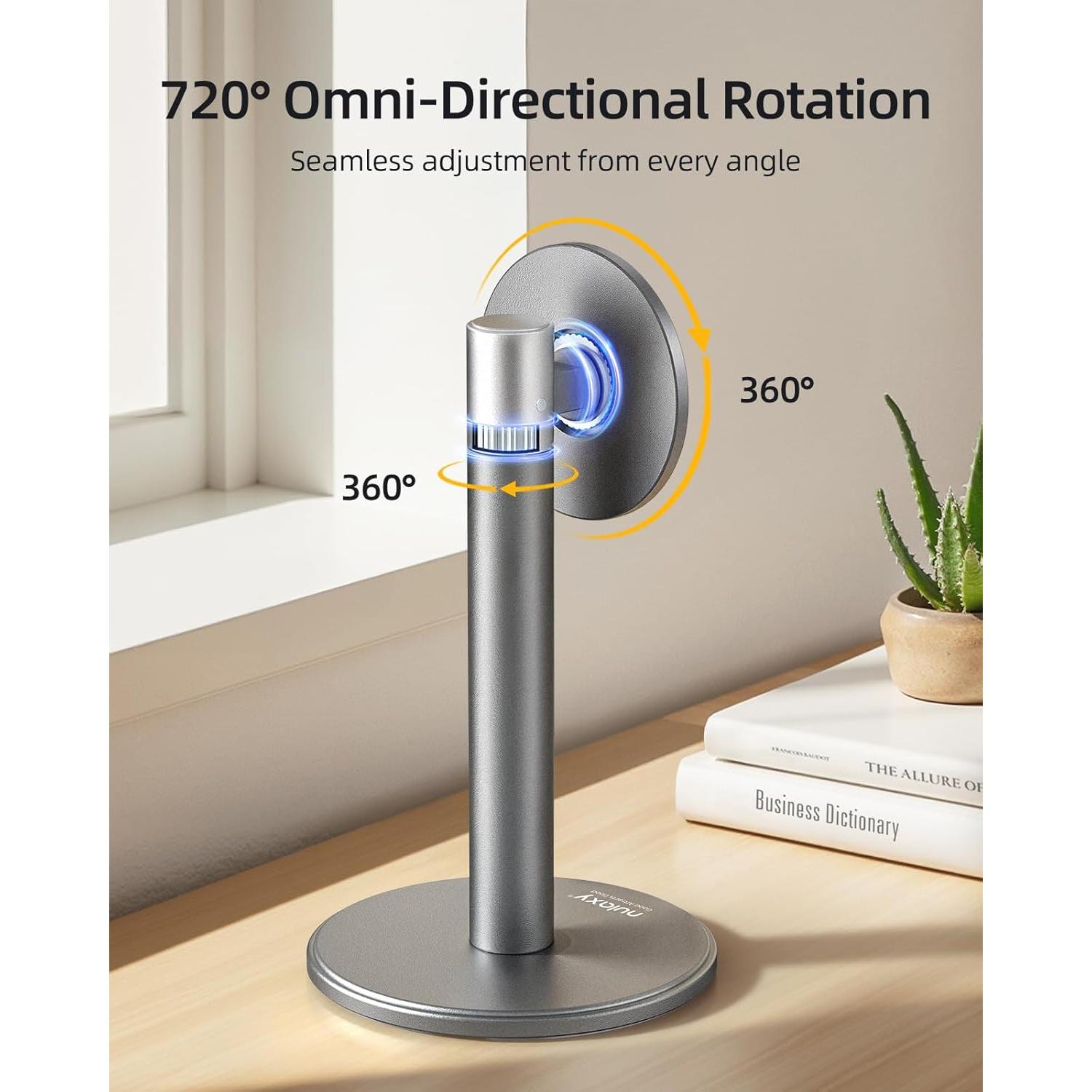 Soporte Magnético para Teléfono Nulaxy PSA7 Aluminio 360°