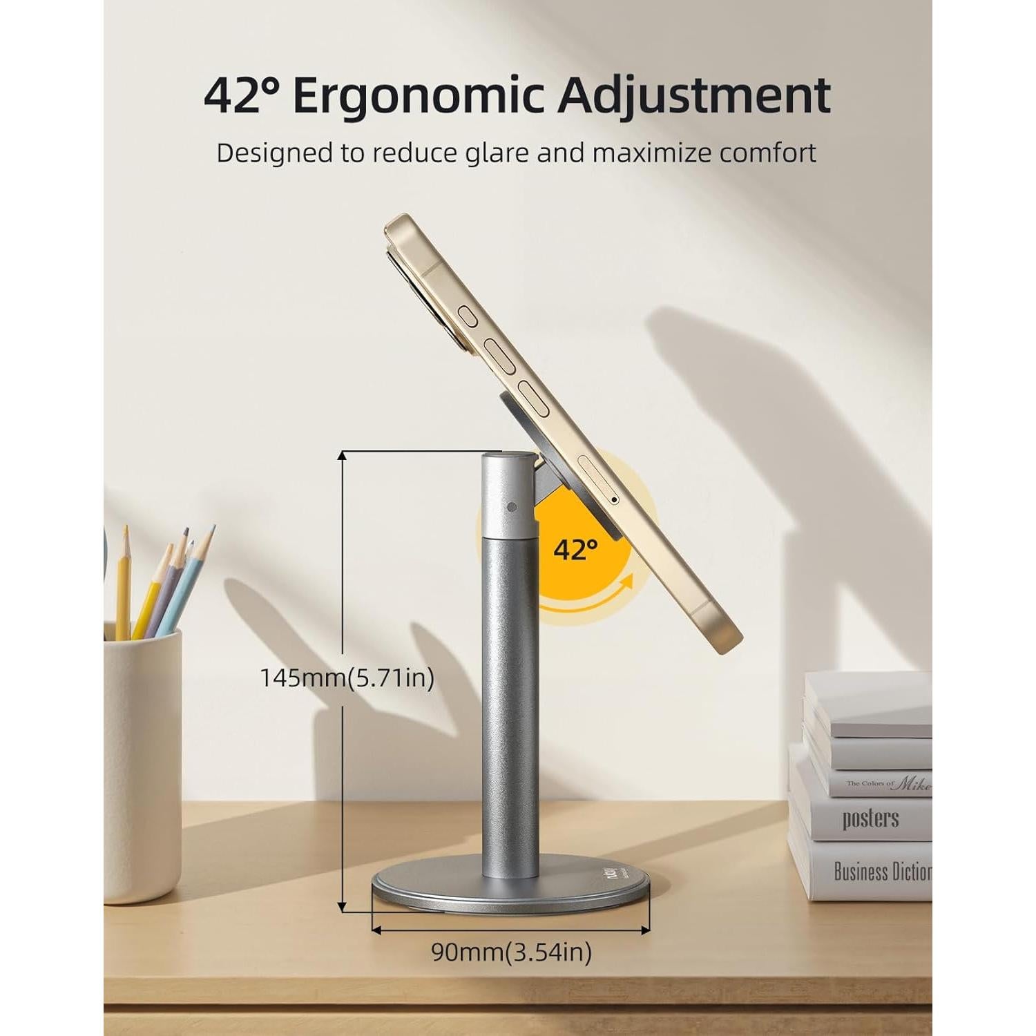 Soporte Magnético para Teléfono Nulaxy PSA7 Aluminio 360°
