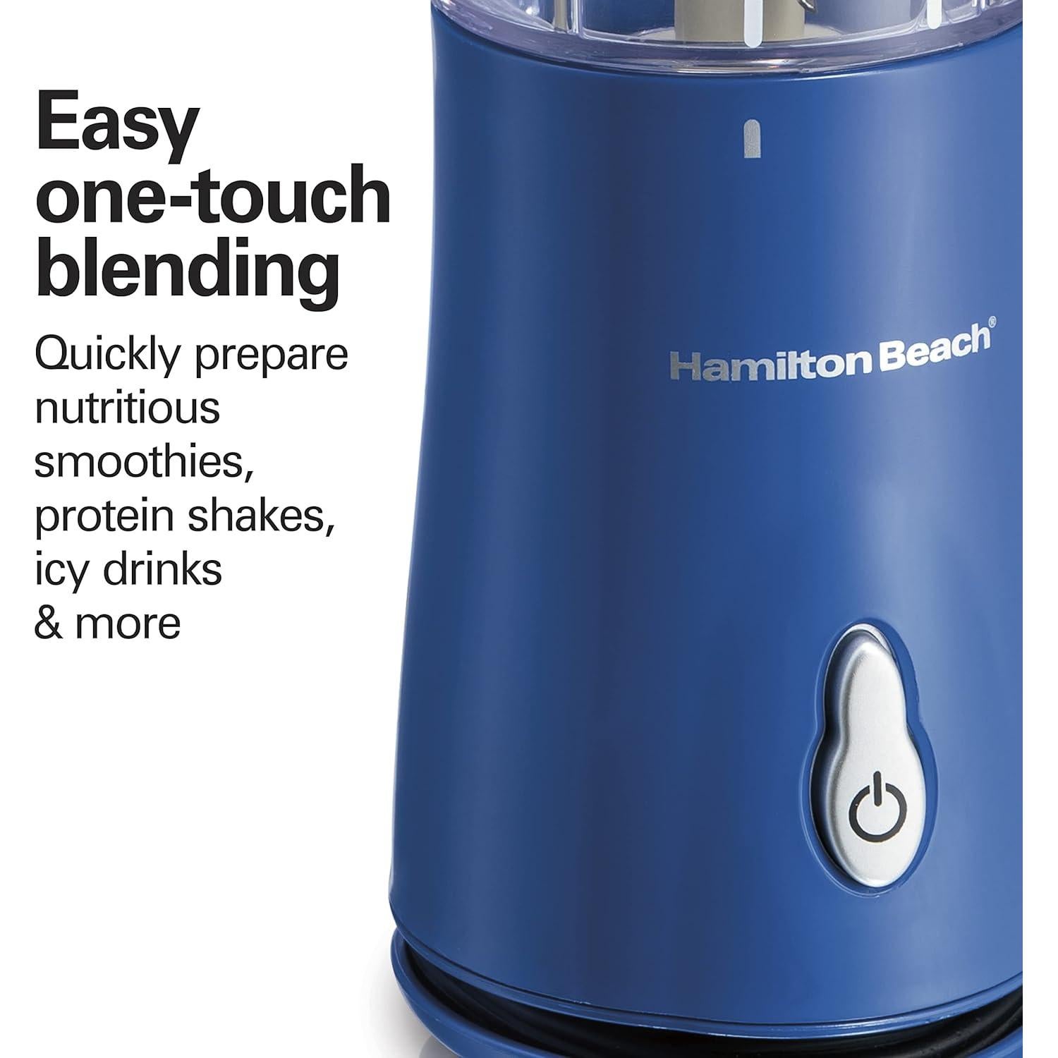 Mezclador Portátil Hamilton Beach 14 Oz BPA Azul 51132