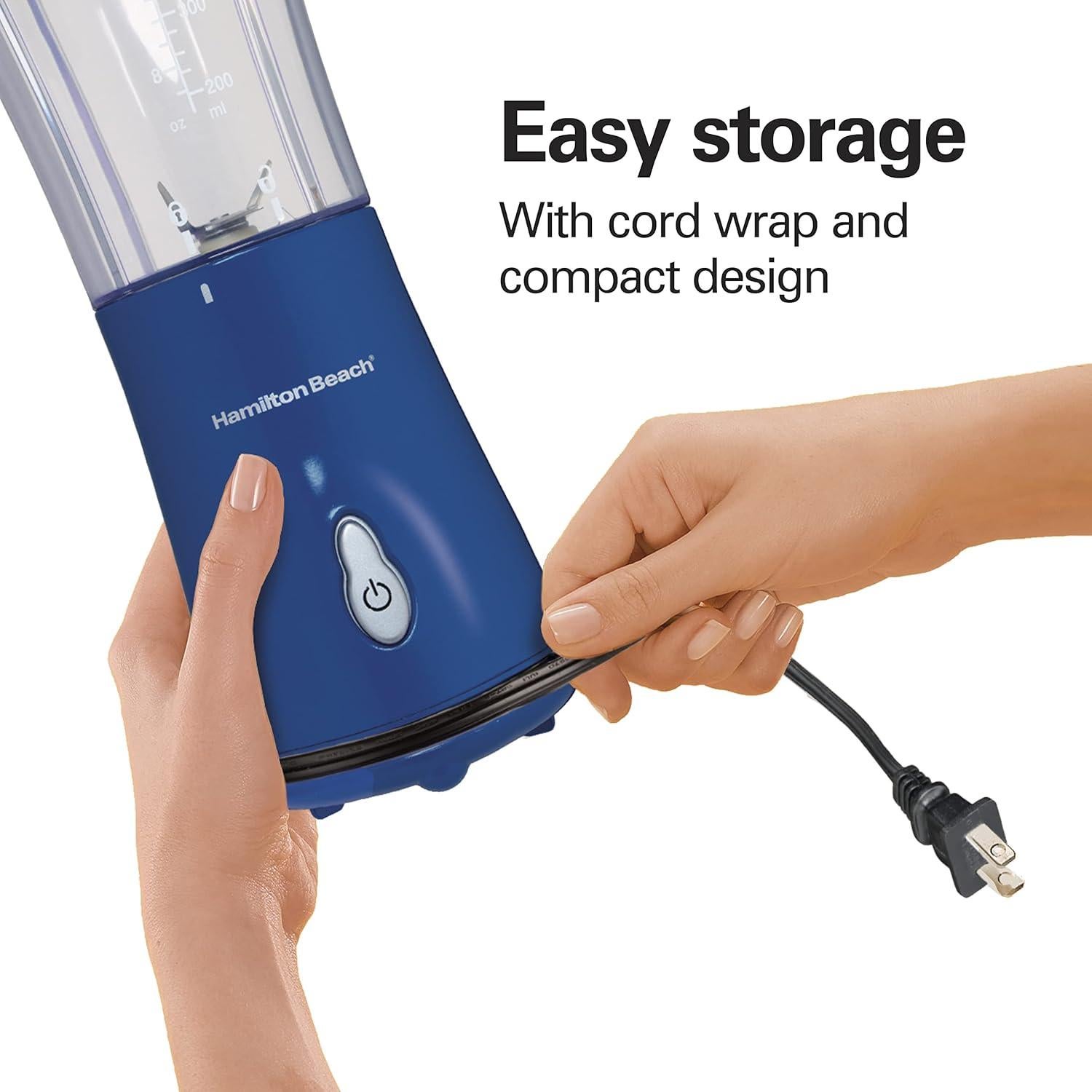 Mezclador Portátil Hamilton Beach 14 Oz BPA Azul 51132