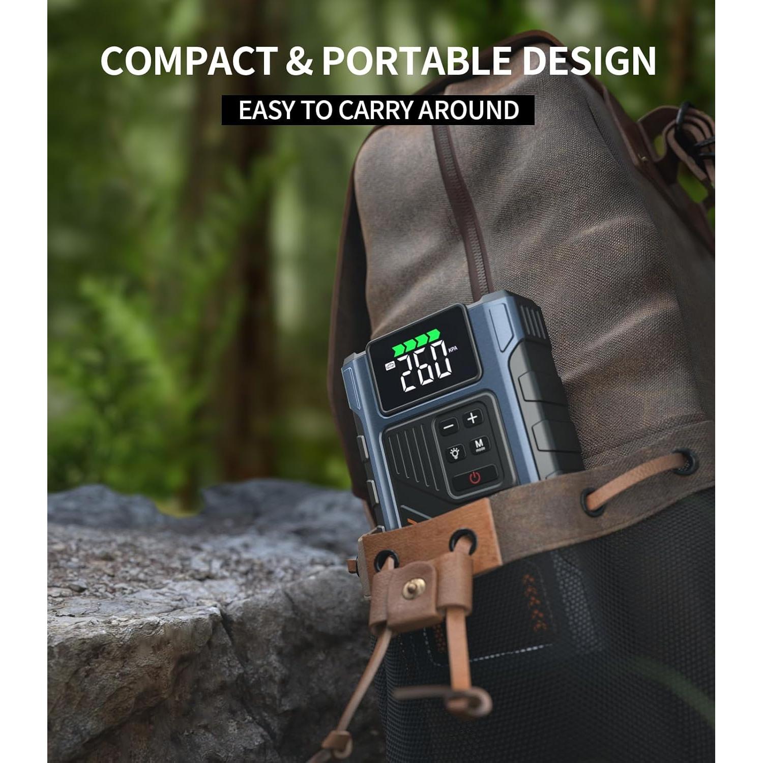 Cargador de Batería Geeneu W100 3000A con Compresor 150PSI