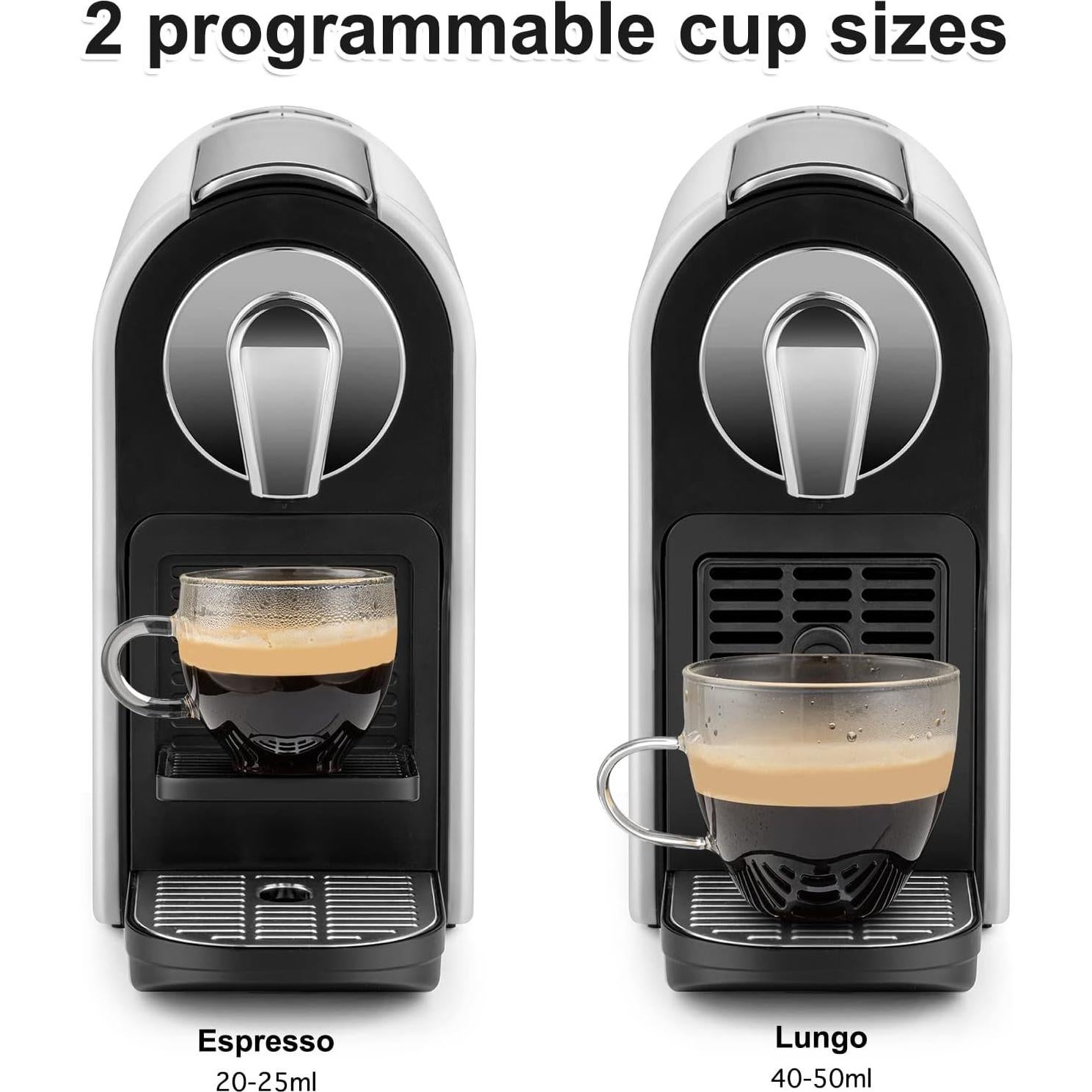 Cafetera Espresso Beanglass Compacta 1350W 20 Bar 0.65L