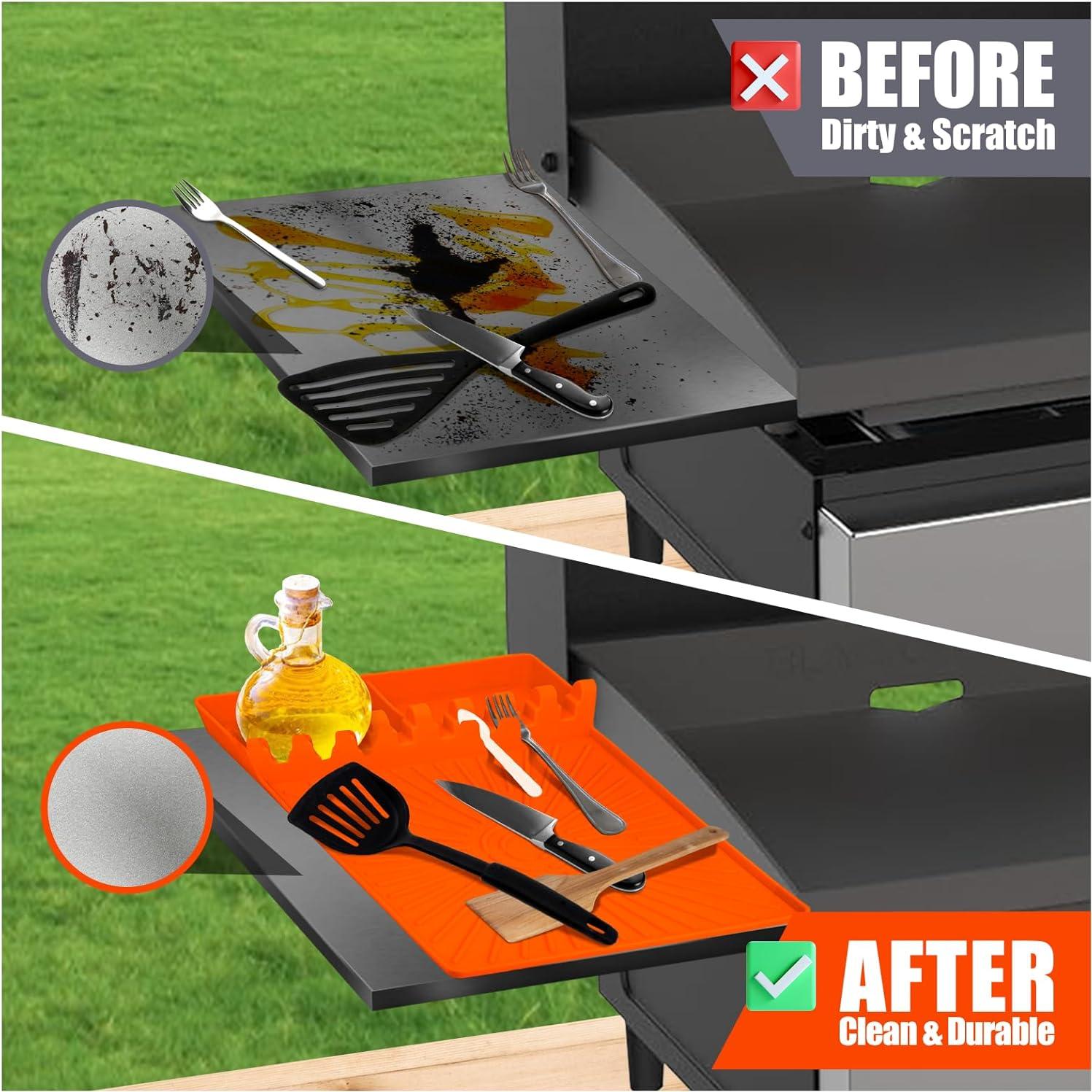 Alfombrilla de Silicona Grande Koolstuffs 40.6x29.5cm Naranja