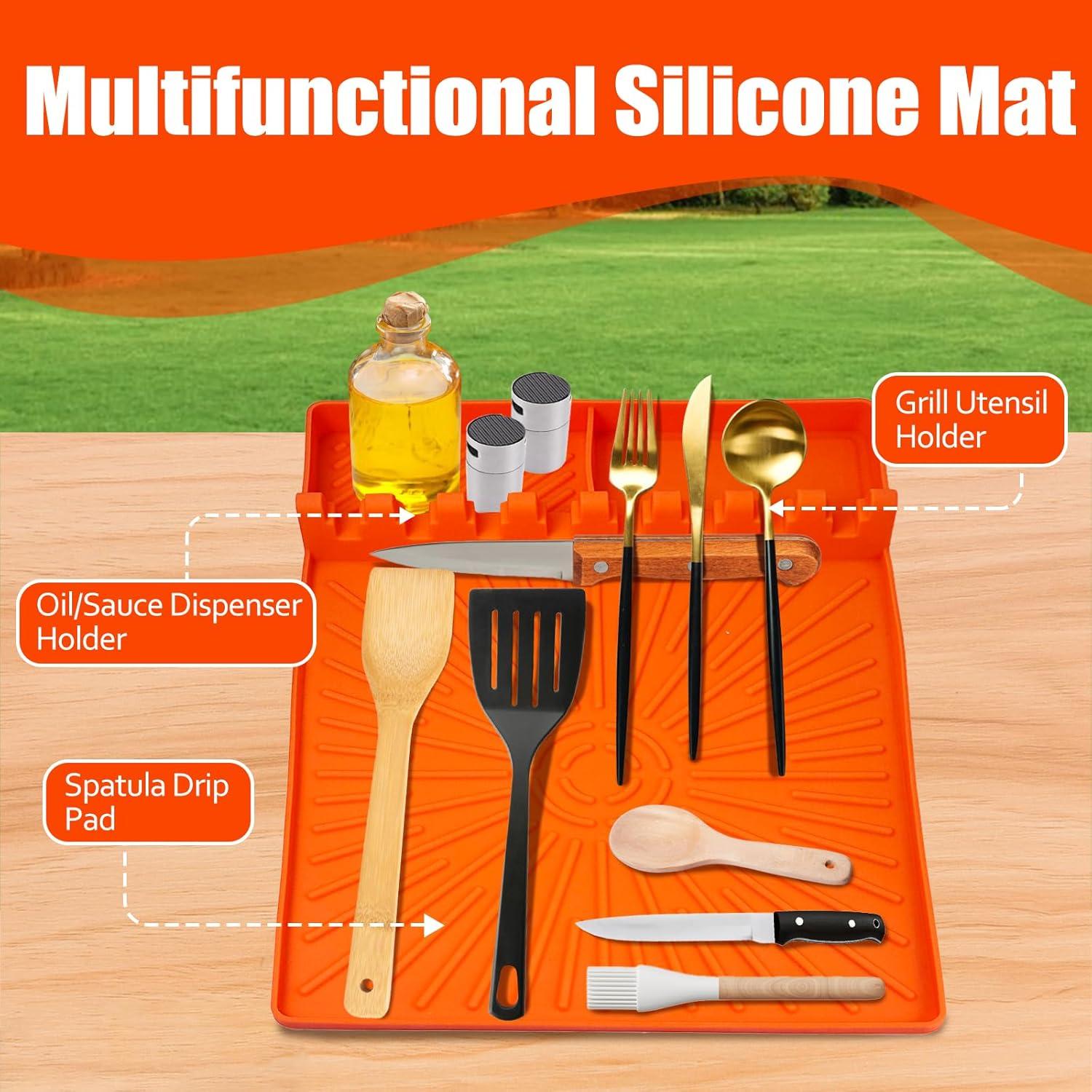 Alfombrilla de Silicona Grande Koolstuffs 40.6x29.5cm Naranja