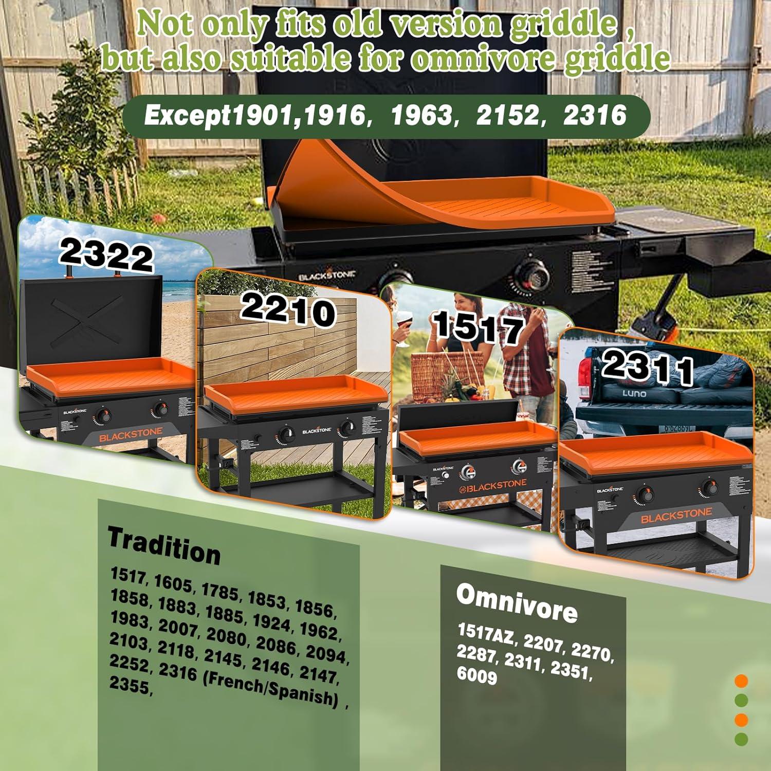 Cubierta de silicona para plancha Blackstone 28" Naranja