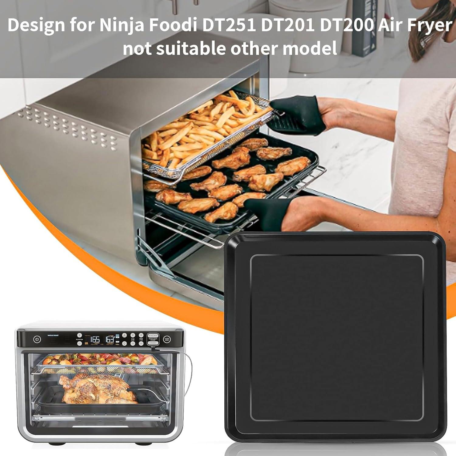 Bandeja para Freidora de Aire Ninja GWY 34.5x29.5cm Acero Inox