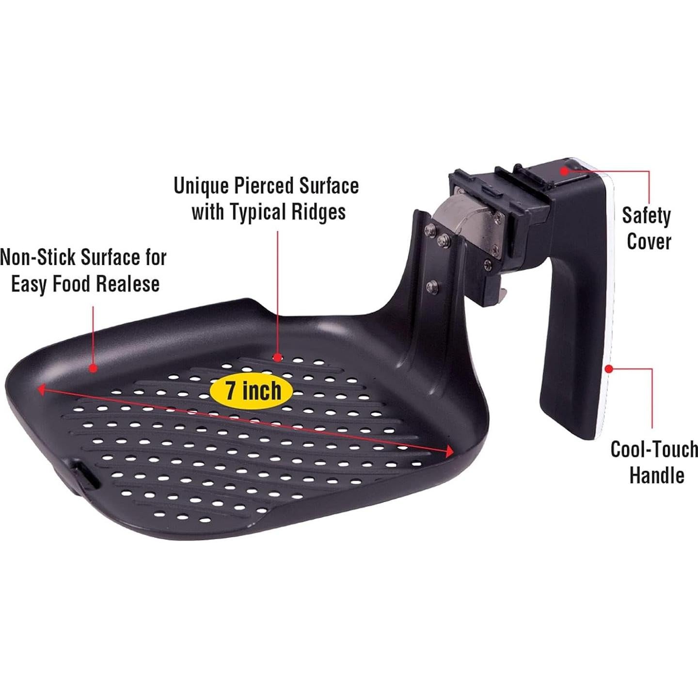 Kit Accesorios Freidora Aire Nuwave 3QT Brio Acero Inox