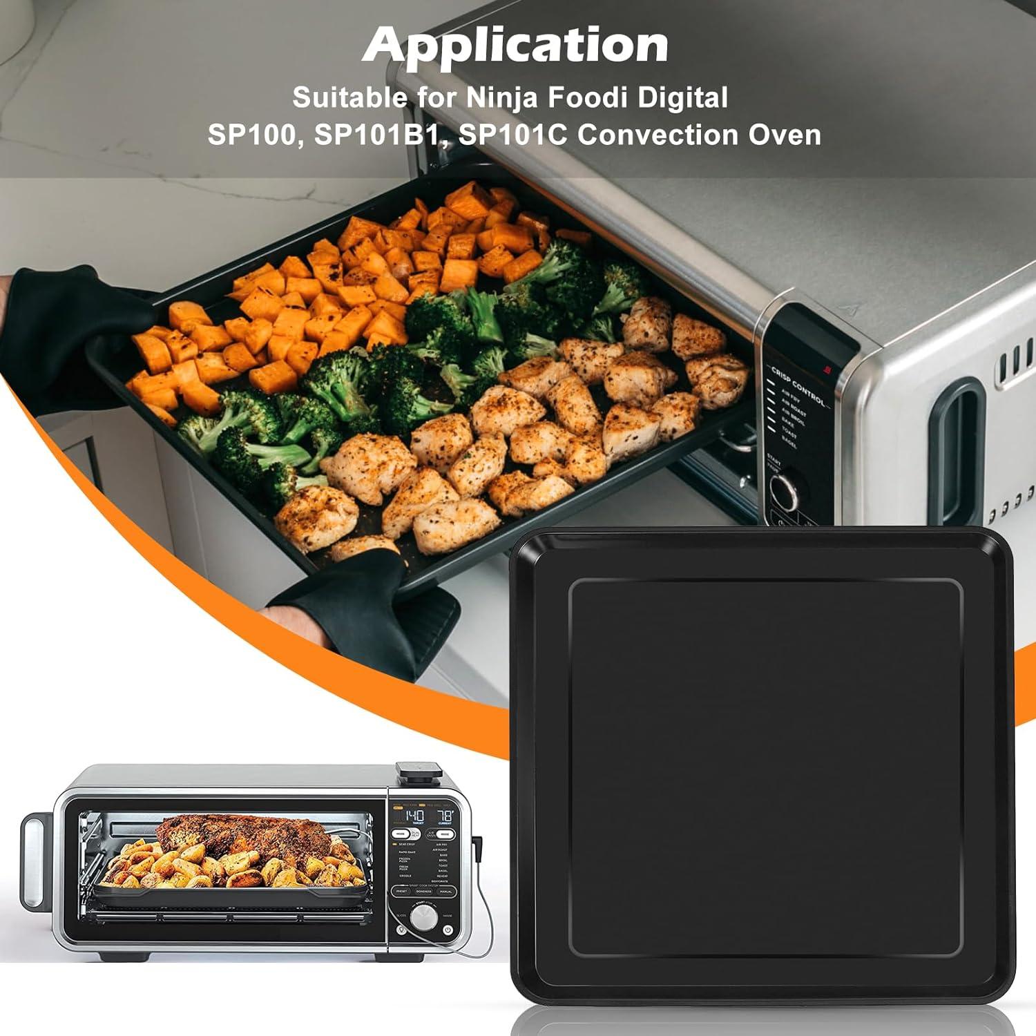 Sartén para Freidora de Aire Ninja Foodi 34.3x33.8 cm Acero Inox