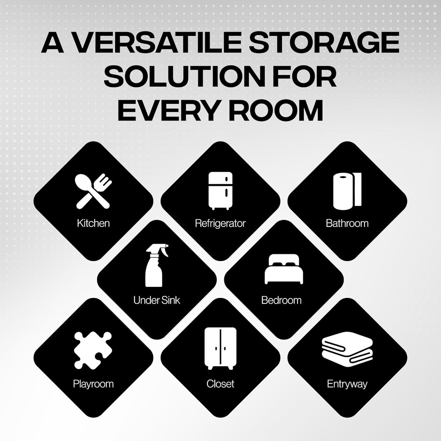 Contenedores de Almacenamiento ClearSpace - 4 Piezas 27.94x20.32x15.24cm