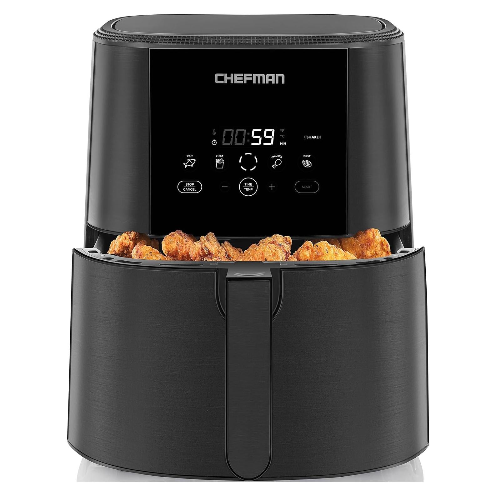 Freidora de Aire Chefman TurboFry Touch 5 Cuartos Digital