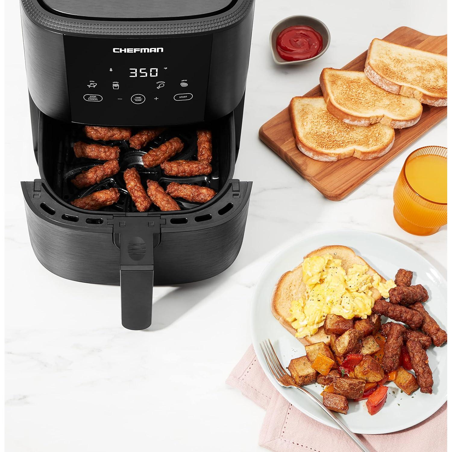 Freidora de Aire Chefman TurboFry Touch 5 Cuartos Digital