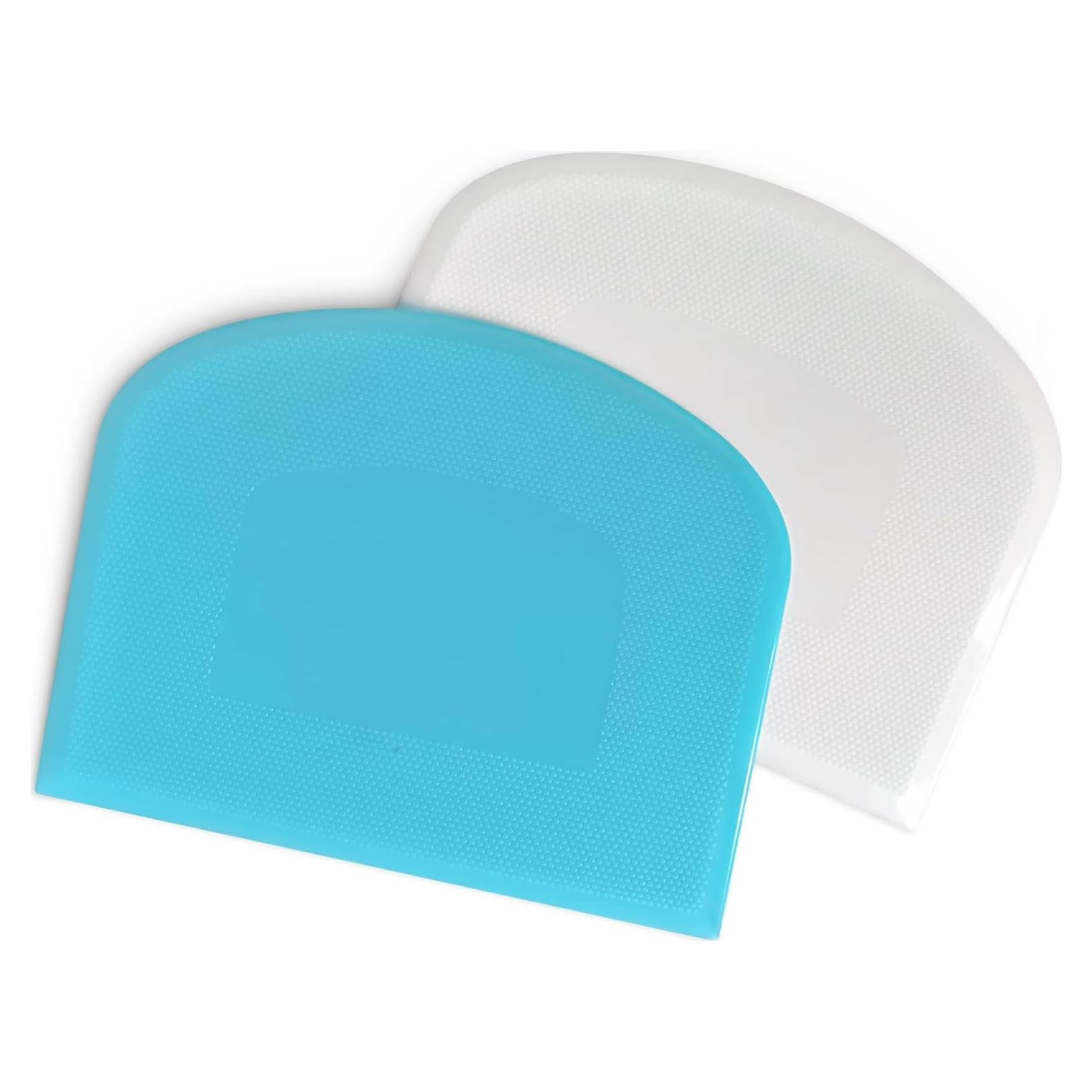 Espátula y Raspador de Masa ALLTOP Set 2 Piezas Blanco Azul
