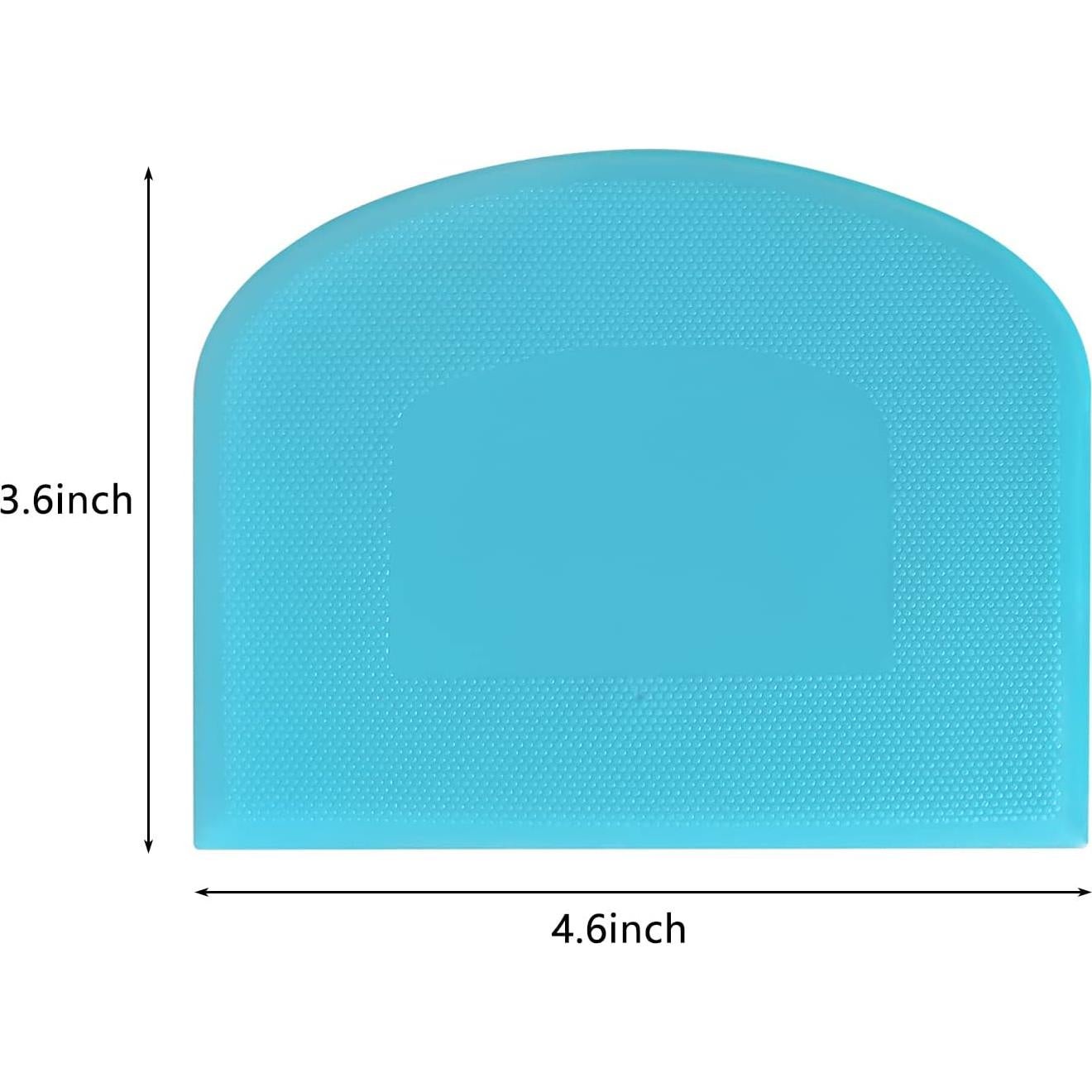 Espátula y Raspador de Masa ALLTOP Set 2 Piezas Blanco Azul