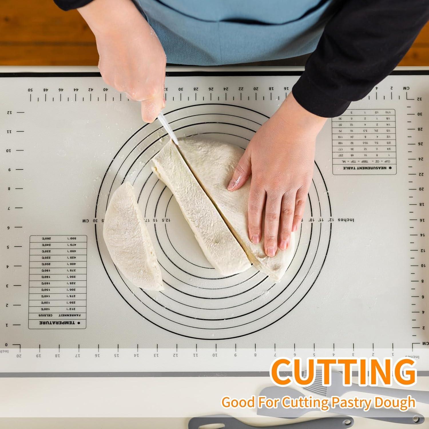 Espátula y Raspador de Masa ALLTOP Set 2 Piezas Blanco Azul