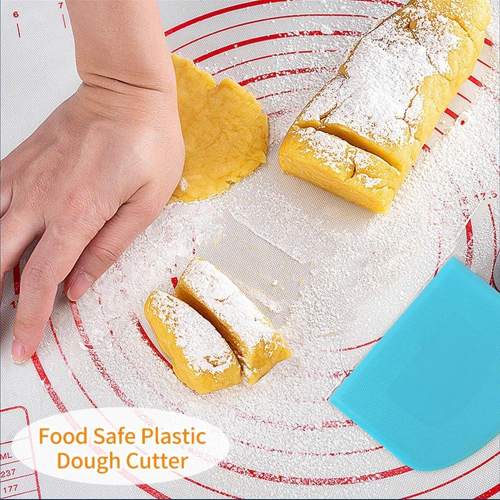 Espátula y Raspador de Masa ALLTOP Set 2 Piezas Blanco Azul