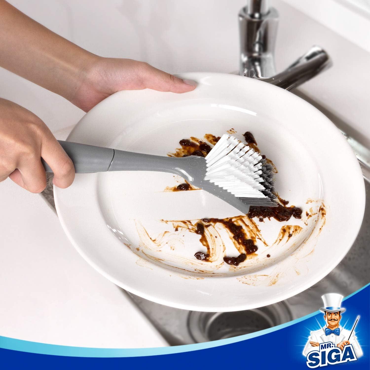 Cepillo para Platos MR.SIGA con Mango Antideslizante - 2 Unidades