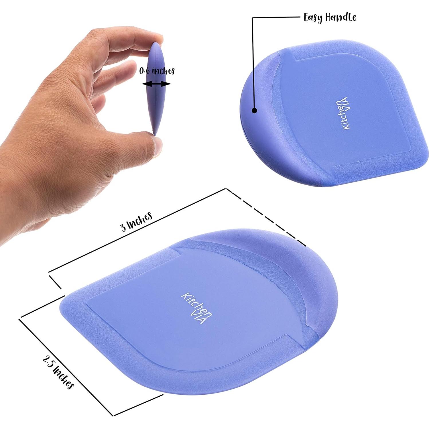 Juego de Raspadores de Cocina KitchenVIA - 3 Piezas Antiadherentes