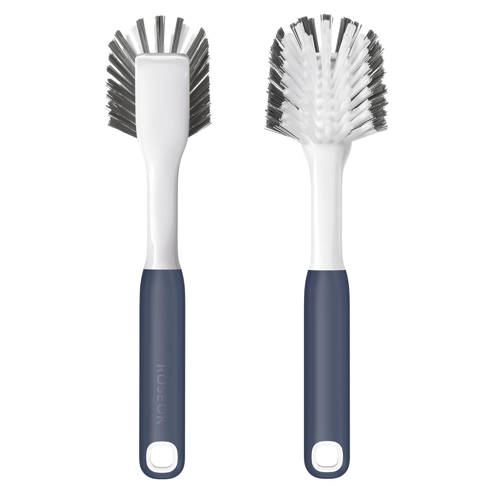 Cepillo de Platos ROSEOK con Raspador - 2 Unidades