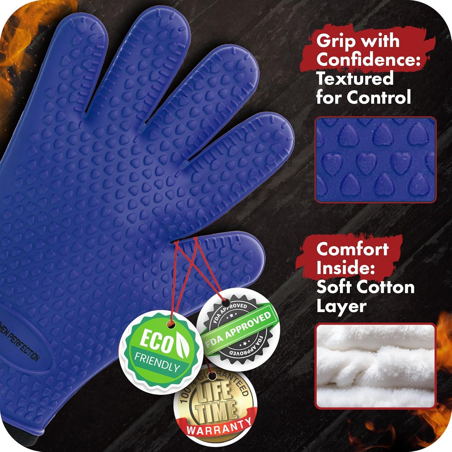 Guantes de Silicona Kitchen Perfection 27.94 cm Resistentes