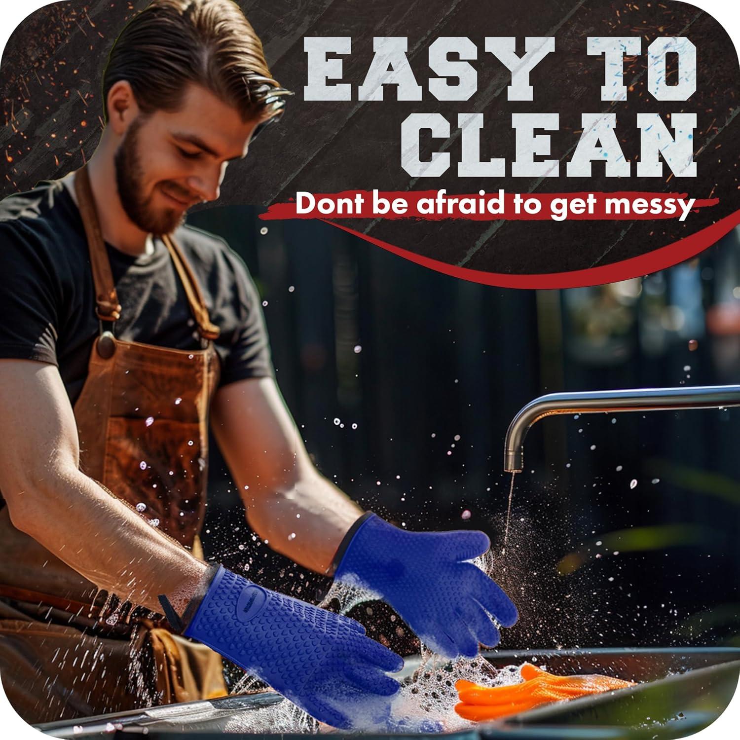 Guantes de Silicona Kitchen Perfection 27.94 cm Resistentes