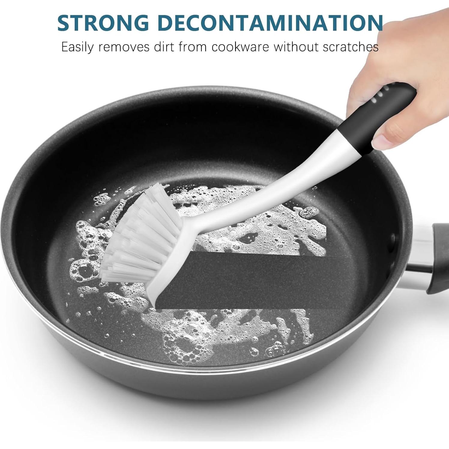 SetSail Juego de Cepillos de Limpieza 3 Piezas Negro