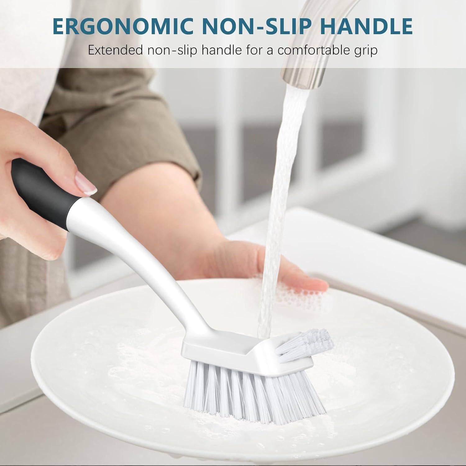 SetSail Juego de Cepillos de Limpieza 3 Piezas Negro