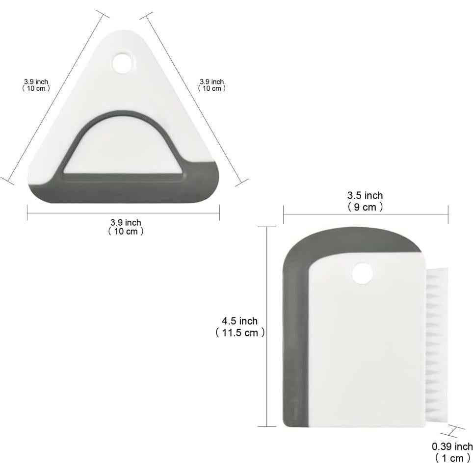 Raspadores de Platos Windson - 2 Piezas Silicona y Plástico