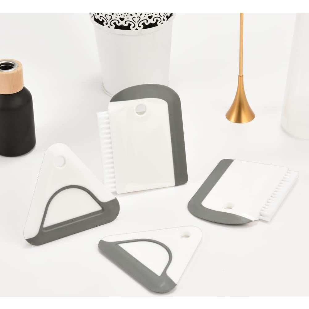 Raspadores de Platos Windson - 2 Piezas Silicona y Plástico