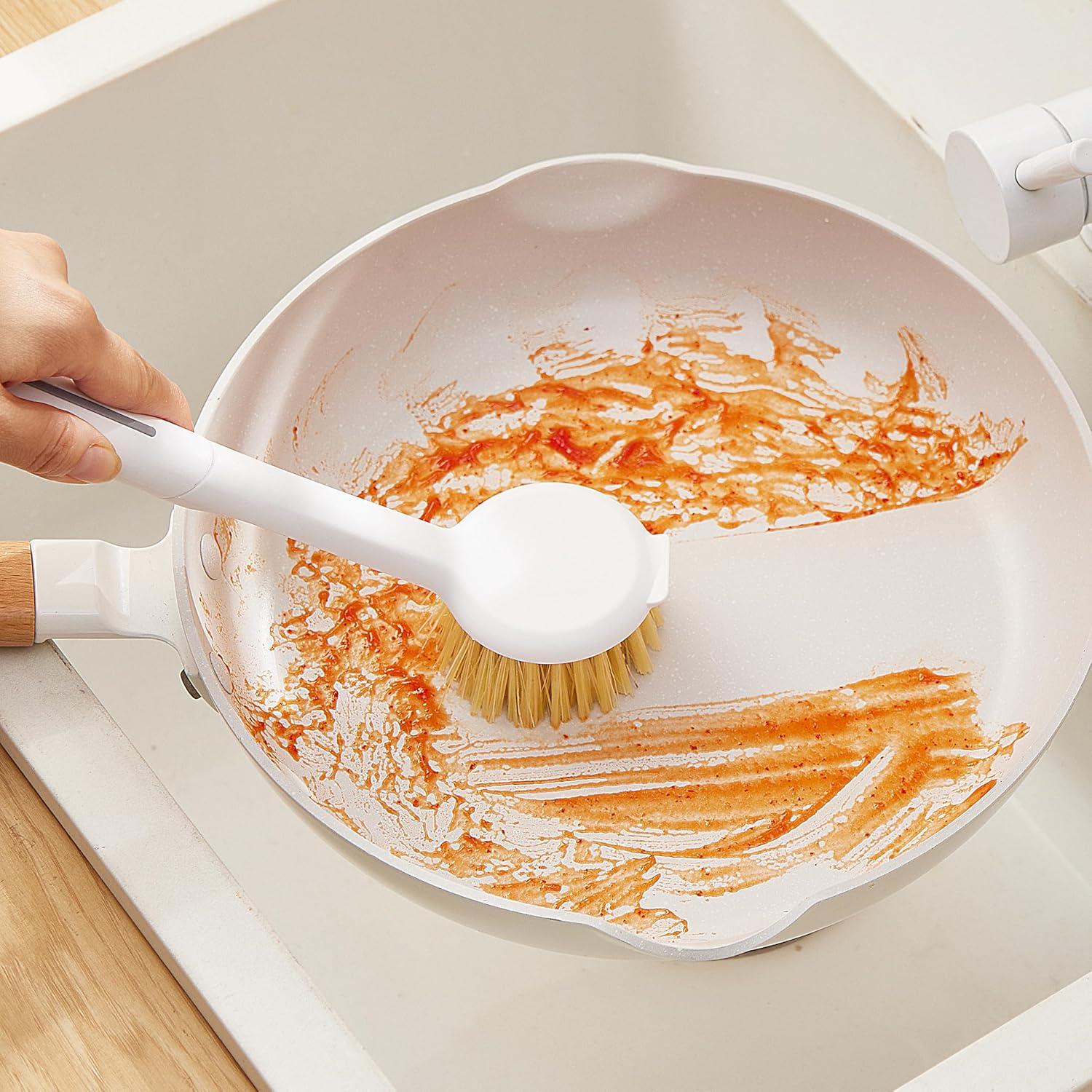 Cepillo de Limpieza de Cocina Nebesheii con Raspador 25 cm