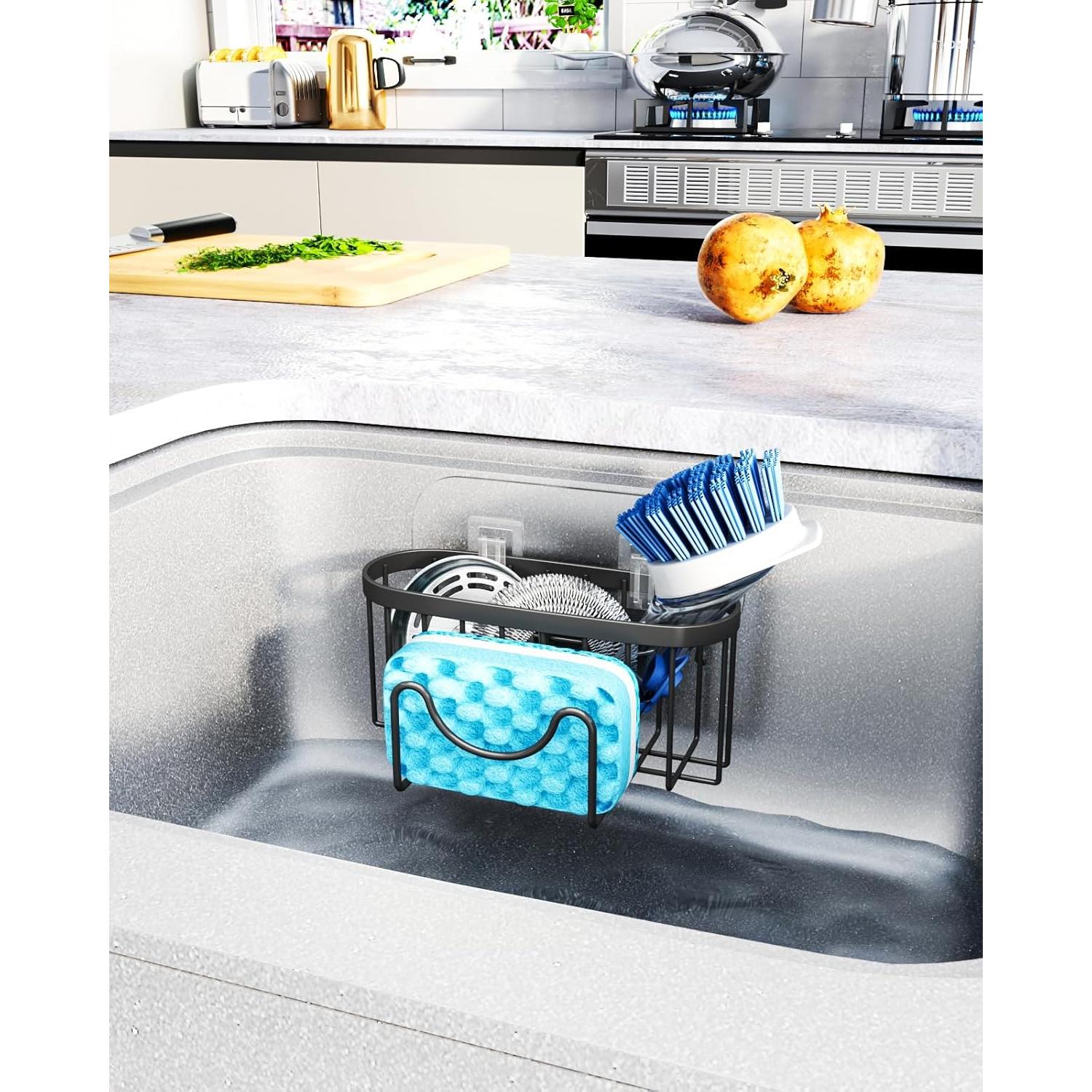 Soporte Multifuncional para Esponjas HapiRm Acero Inoxidable