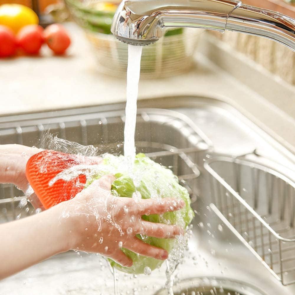 3 Esponjas de Silicona OstWony Grado Alimenticio Multiusos