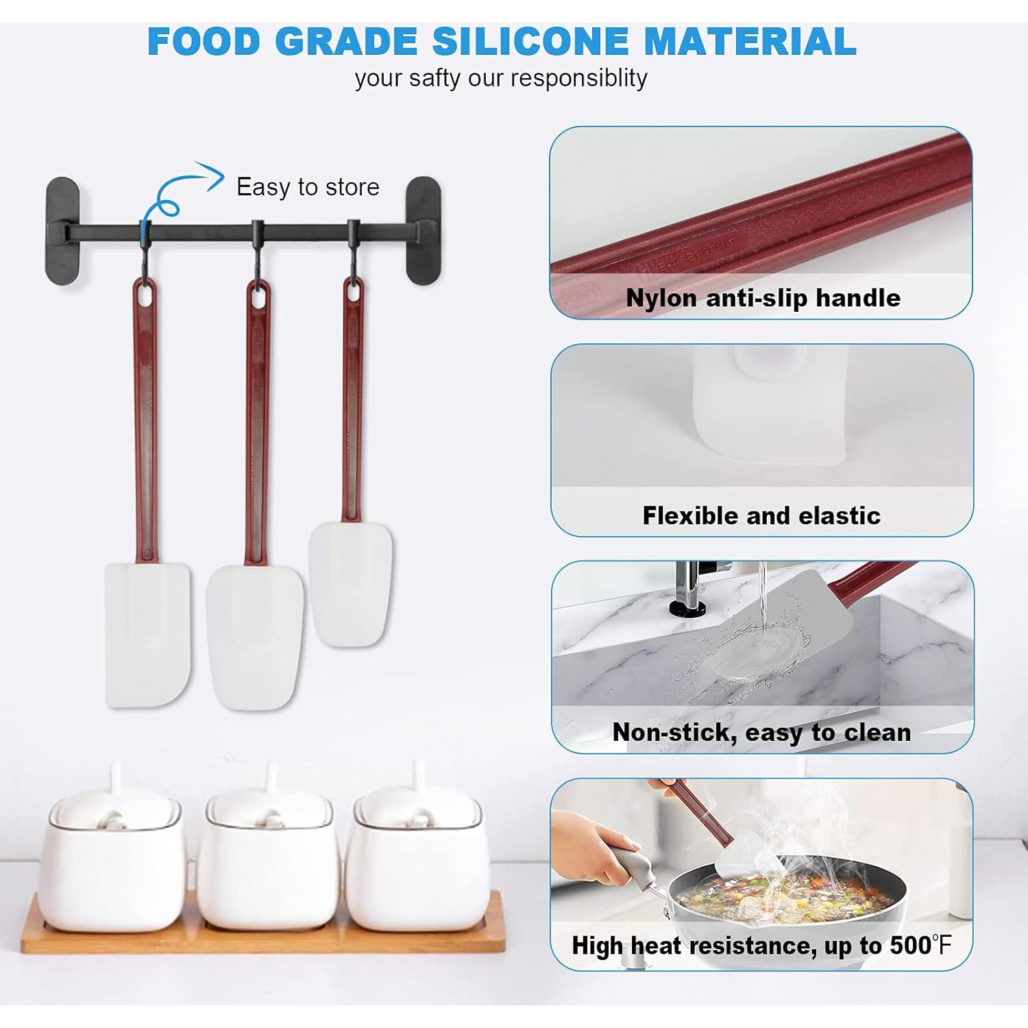 Cuchara de Silicona FETESUR 24,13 cm Resistente Calor