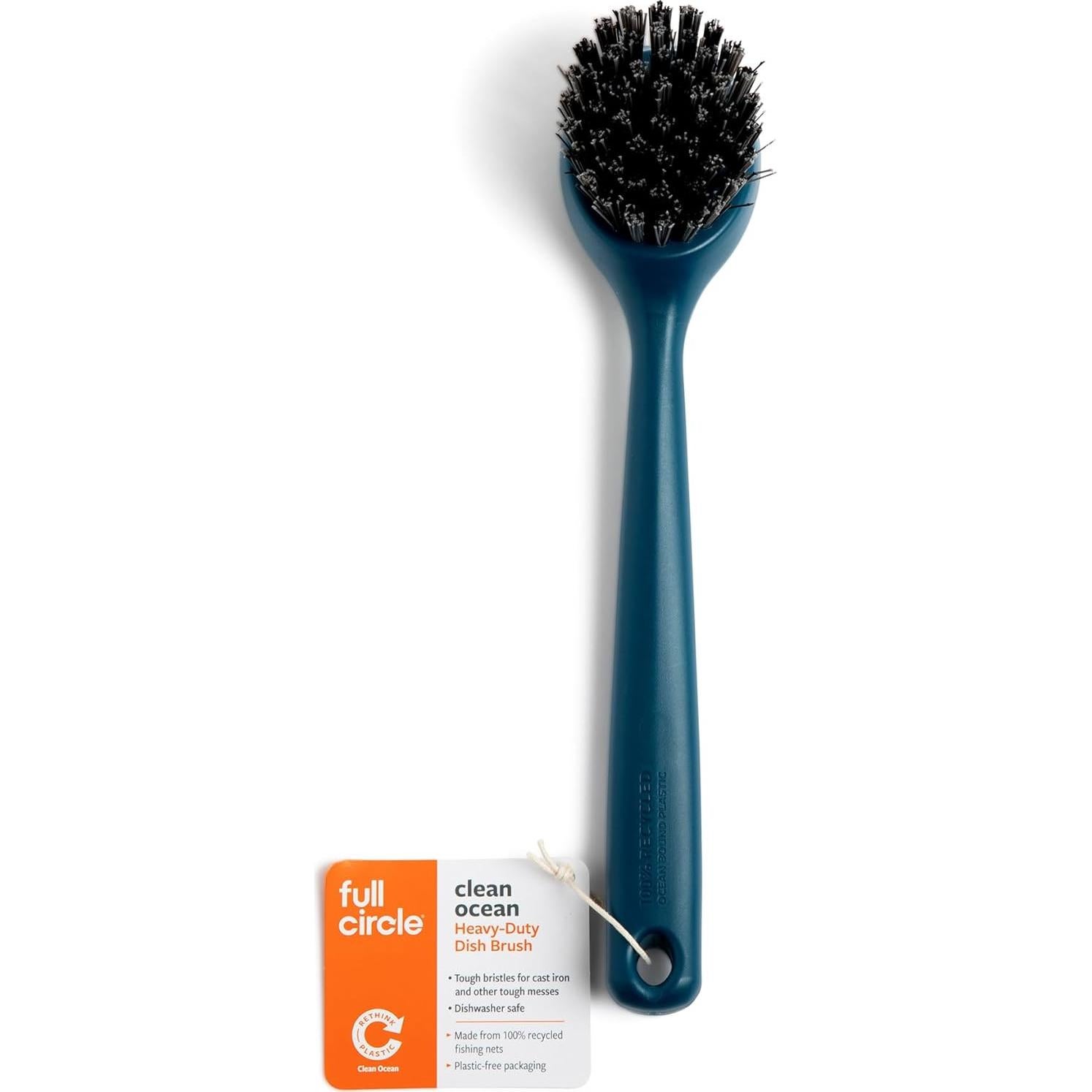 Cepillo de Platos Full Circle Clean Ocean Ergonómico 100% Reciclado