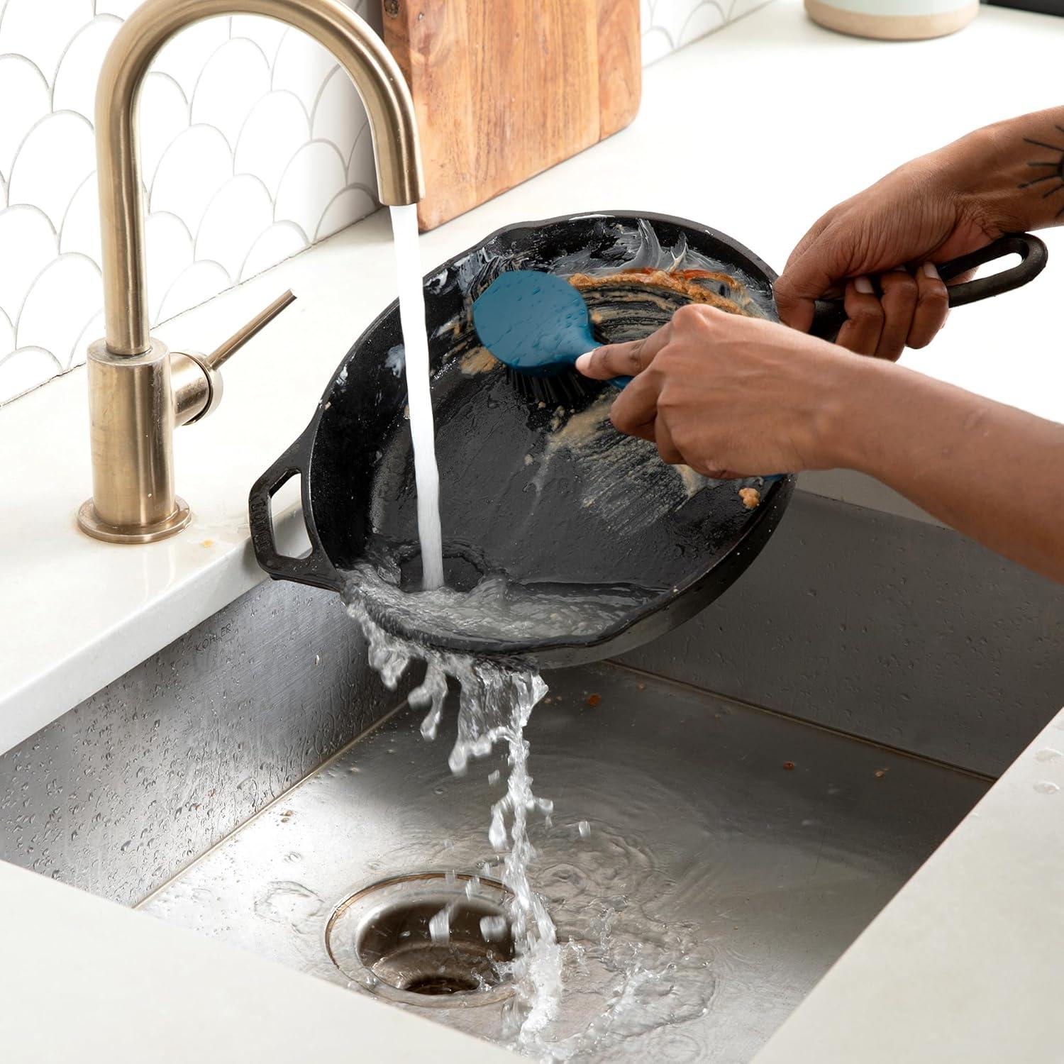 Cepillo de Platos Full Circle Clean Ocean Ergonómico 100% Reciclado