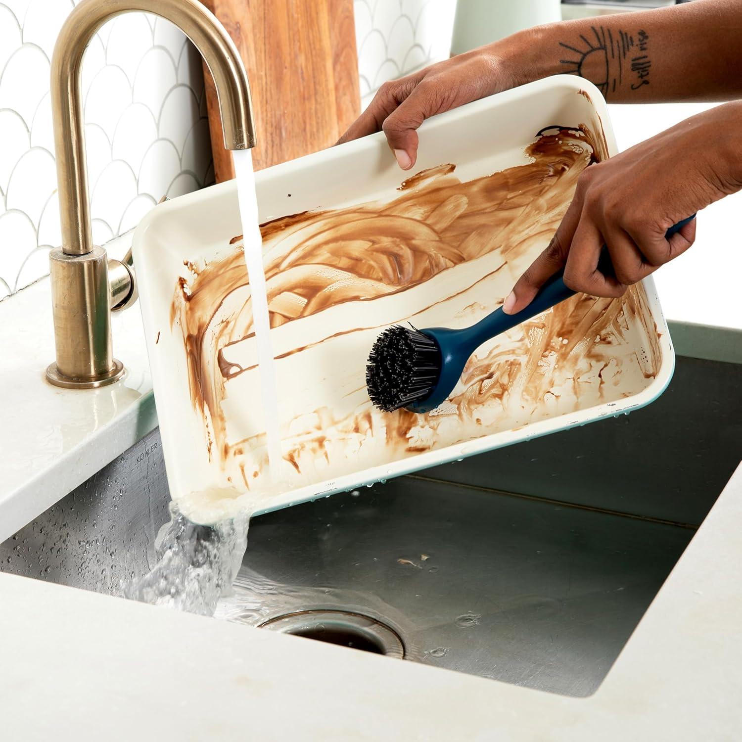 Cepillo de Platos Full Circle Clean Ocean Ergonómico 100% Reciclado