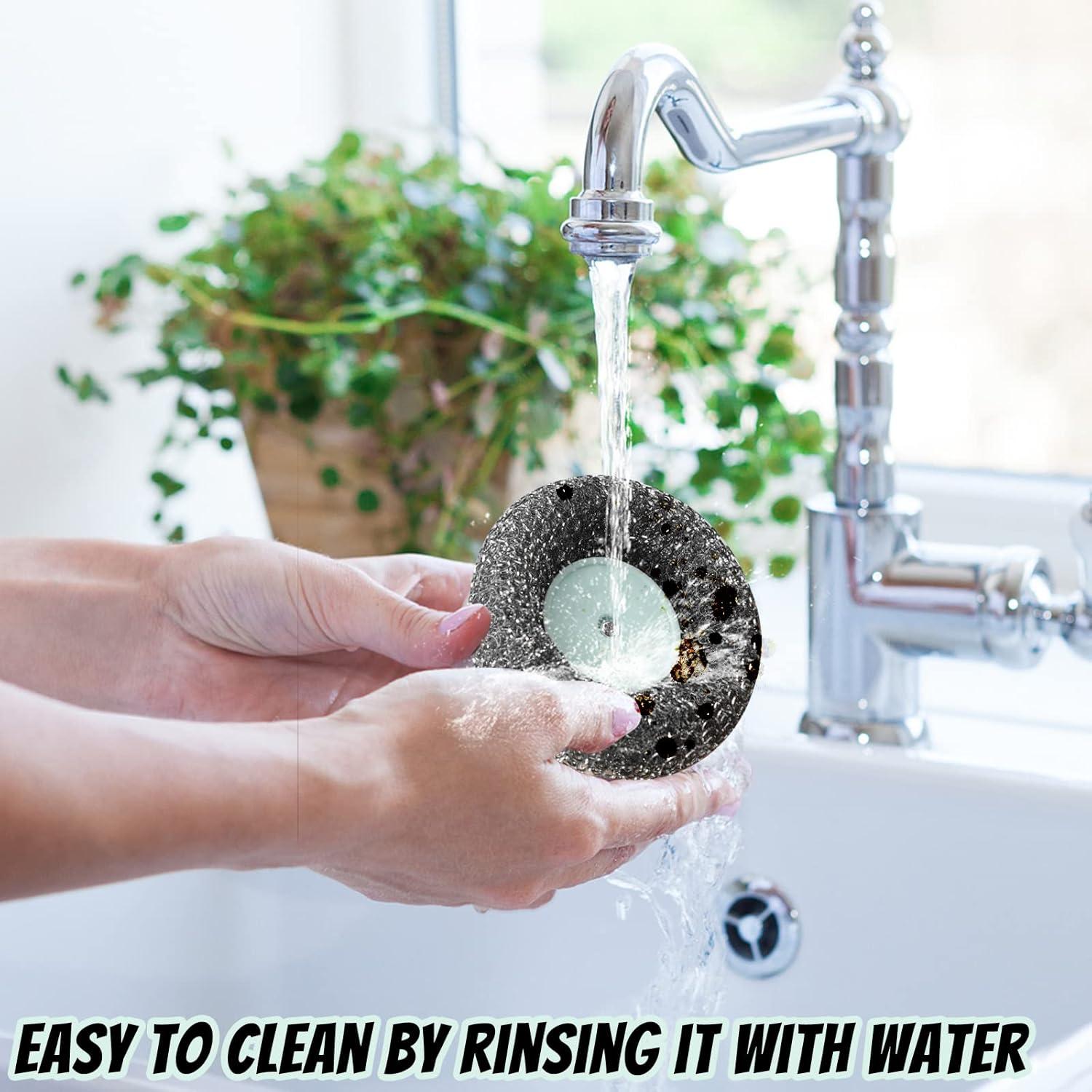 Estropajos de Acero Inoxidable HINGTAI con Mango - 2 Unidades