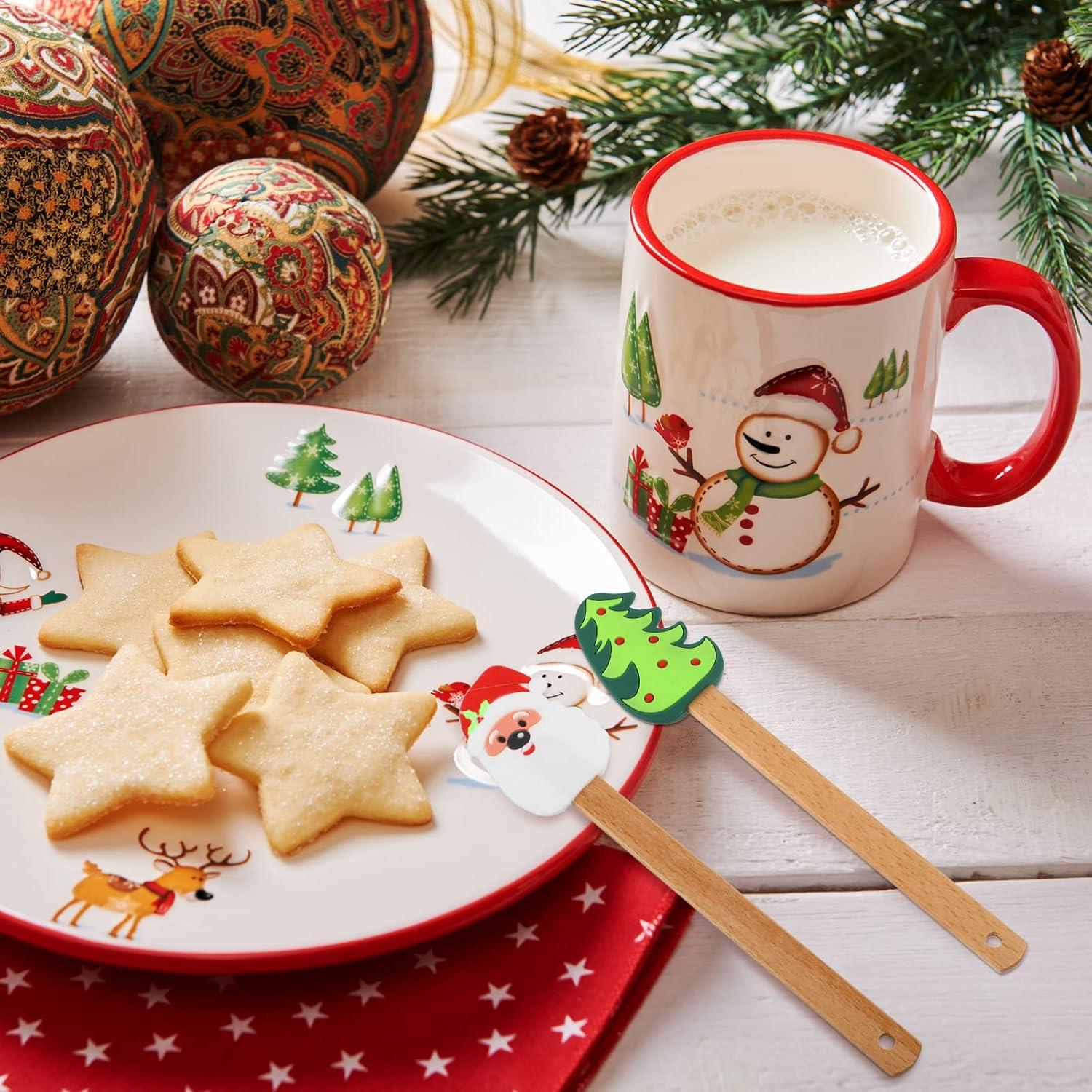 Espátulas de Silicona de Navidad Patelai - 6 Piezas