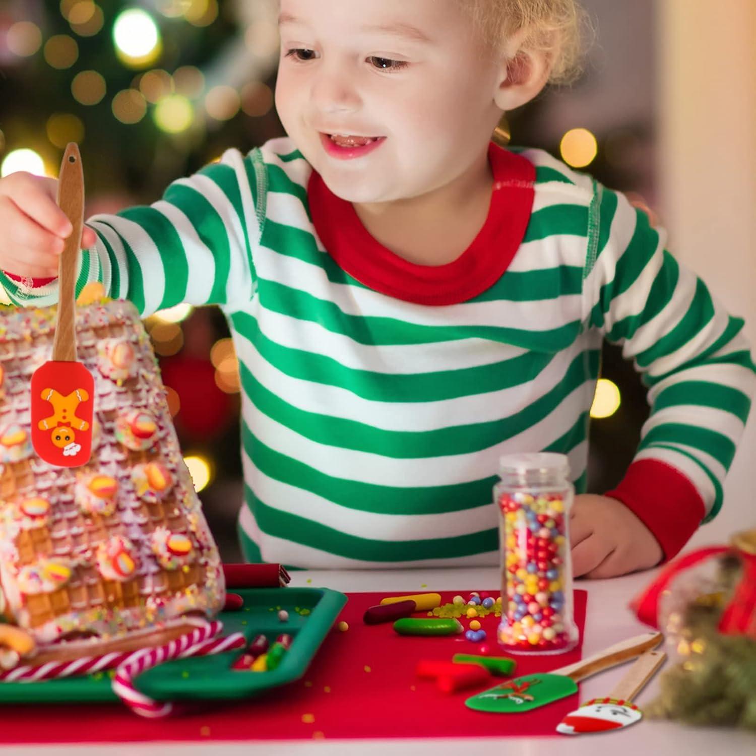 Espátulas de Silicona de Navidad Patelai - 6 Piezas