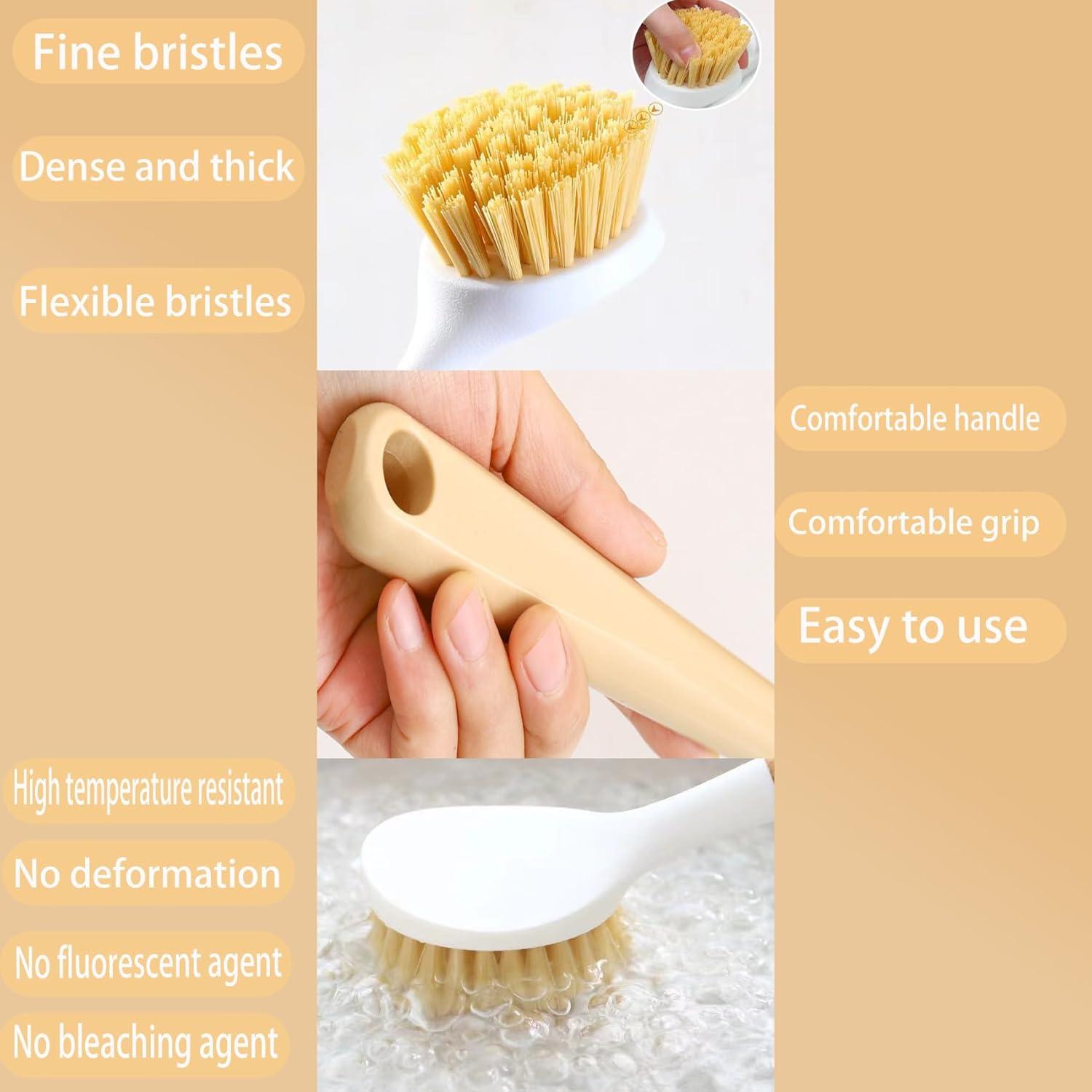 Cepillo de Fregar GZTFPQ con Mango Antideslizante - 2 Unidades